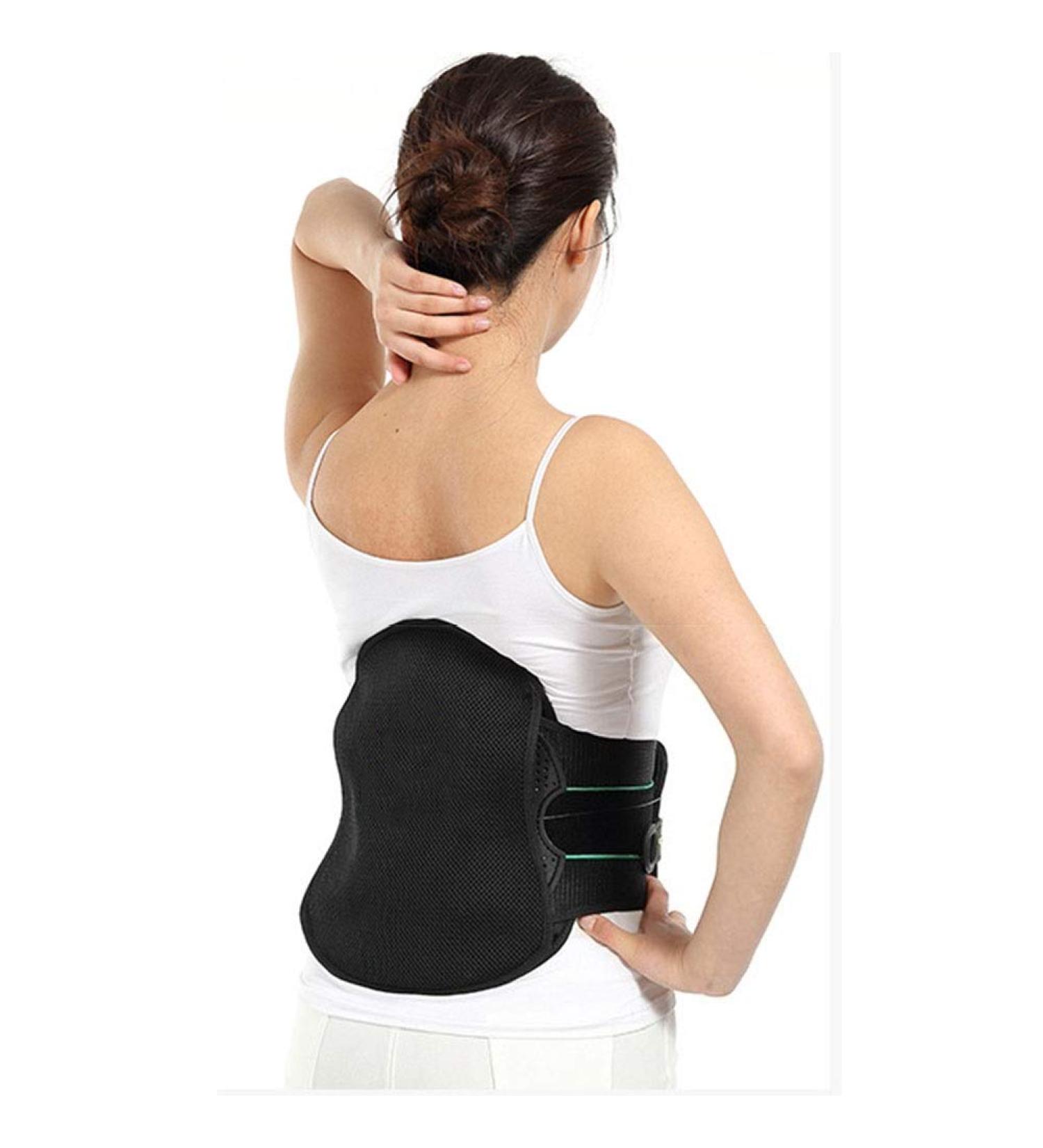 Buy Indian Lumbar Support Belt for Pain Relief | Back Support for Sciatica Herniated Disc Scoliosis - Unisex Adjustable Strap - Buy Online on GoSupps.com