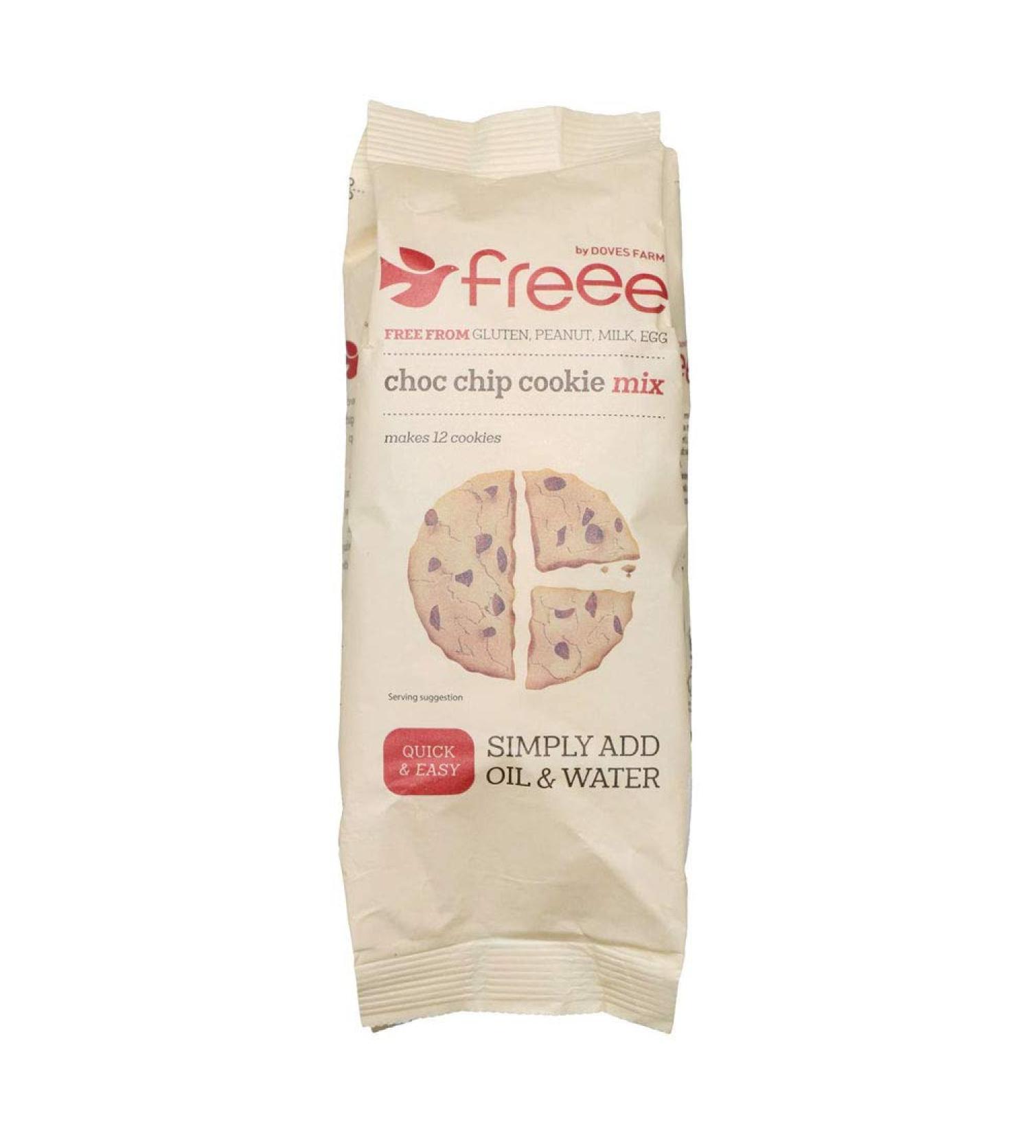 Doves Farm Freee Gluten Free Chocolate Chip Cookie Mix - Delicious Gluten-Free Baking - Buy Online on GoSupps.com