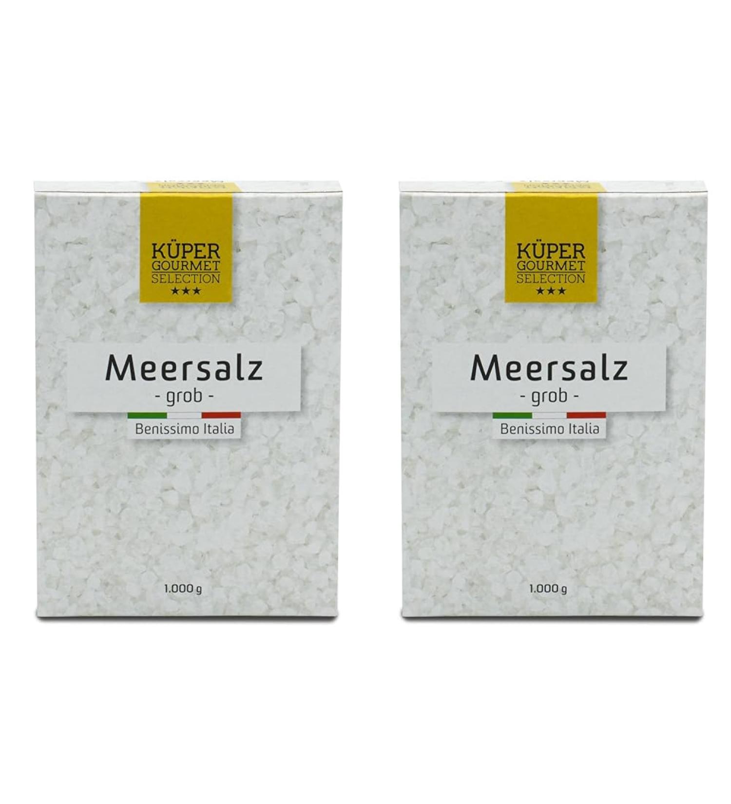 K per Selection Sea Salt 1000g Coarse - Natural Additive-Free Seasoning (2-Pack) - Buy Online on GoSupps.com