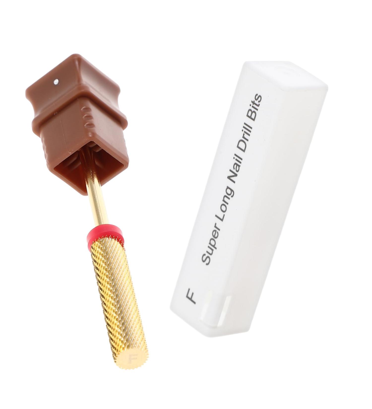 FOYTOKI Drill Bits for Nails Acrylic Drill Bits Nail Bits for Nail Drill Nail Drill Bit Safety Bits for Nail Drill Manicure Supplies Manicure Nail Bits Tungsten Steel Metal Nail Super Long - Buy Online on GoSupps.com