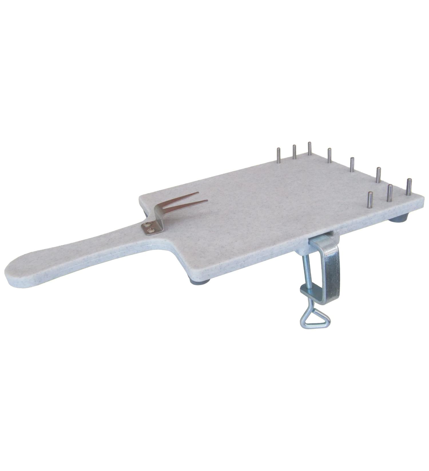 Kitchen board with holding fork