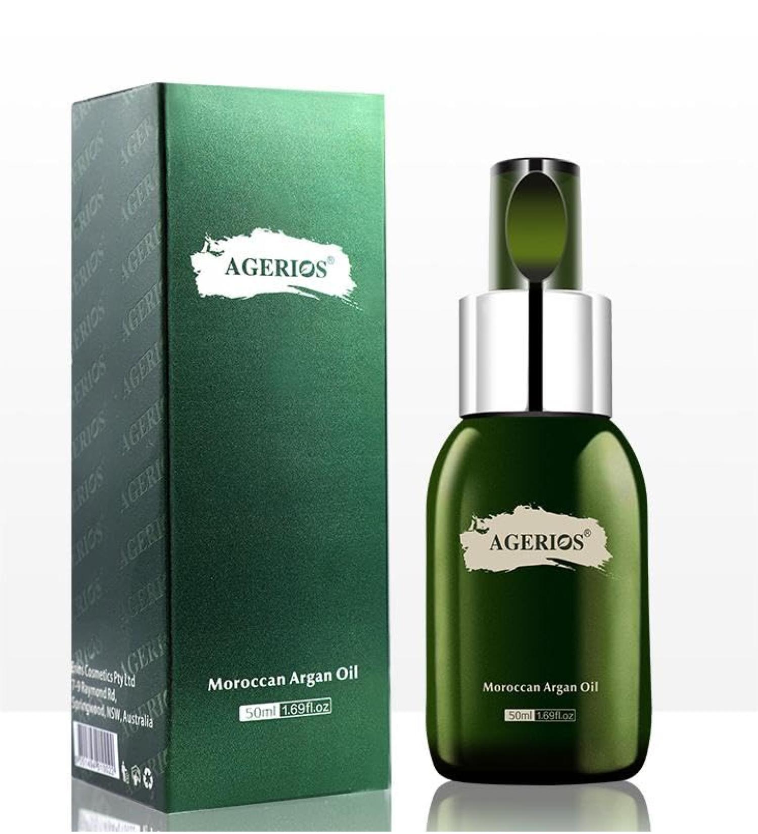 Pure Moroccan Argan Oil - Non-Greasy Easily Absorbed Ideal for Hair Skin & Face Care - 1.7 OZ Organic Oil - Buy Online on GoSupps.com