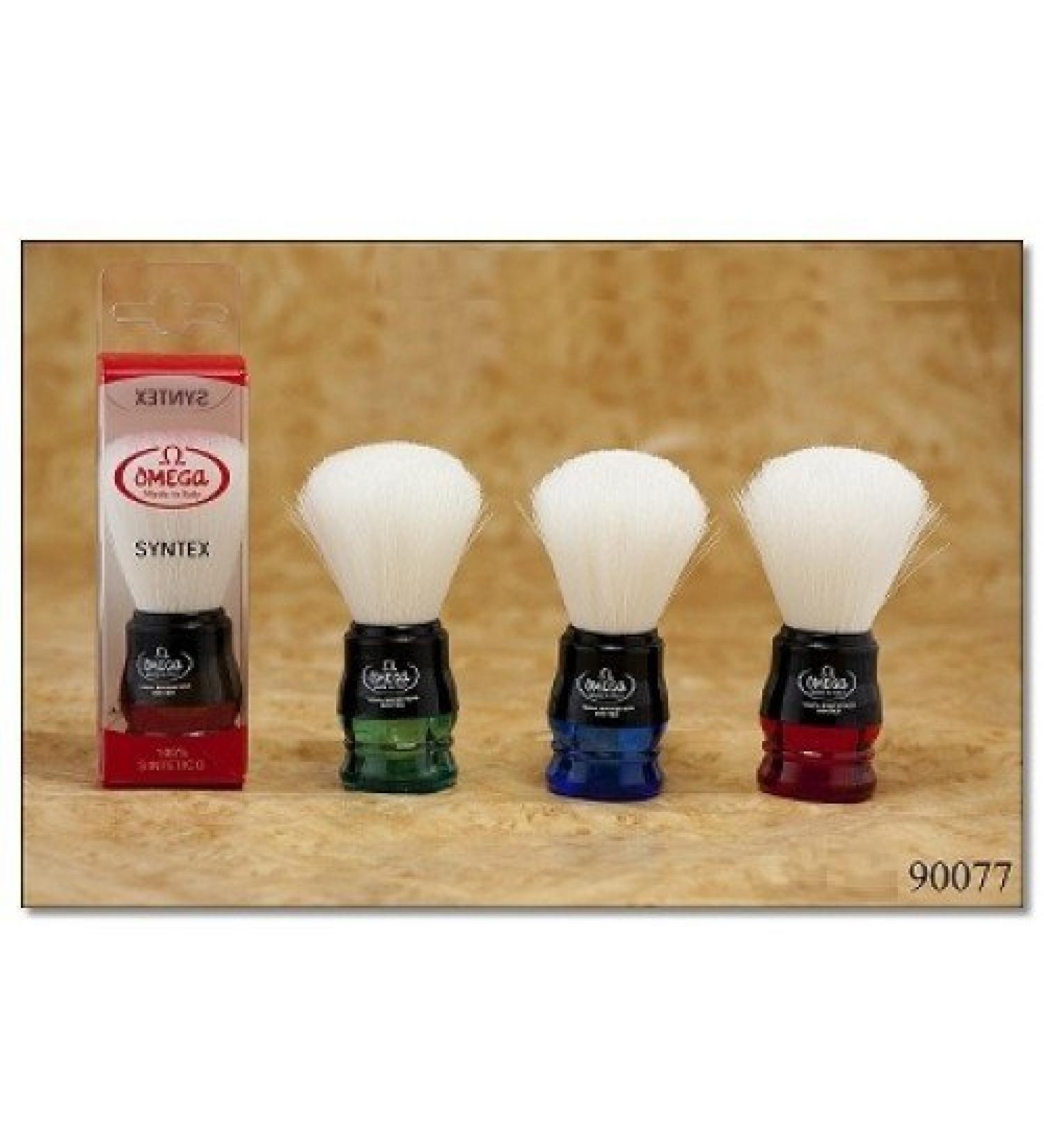 Omega Shaving Brush # 90077 Syntex 100% Synthetic