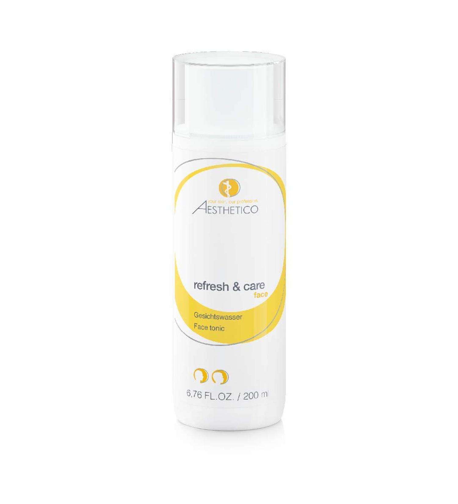 Aesthetico Refresh & Care Face Water - 200ml | Cooling & Calming Cleansing Finish for All Skin Types | Strengthens Acid Protection - Buy Online on GoSupps.com