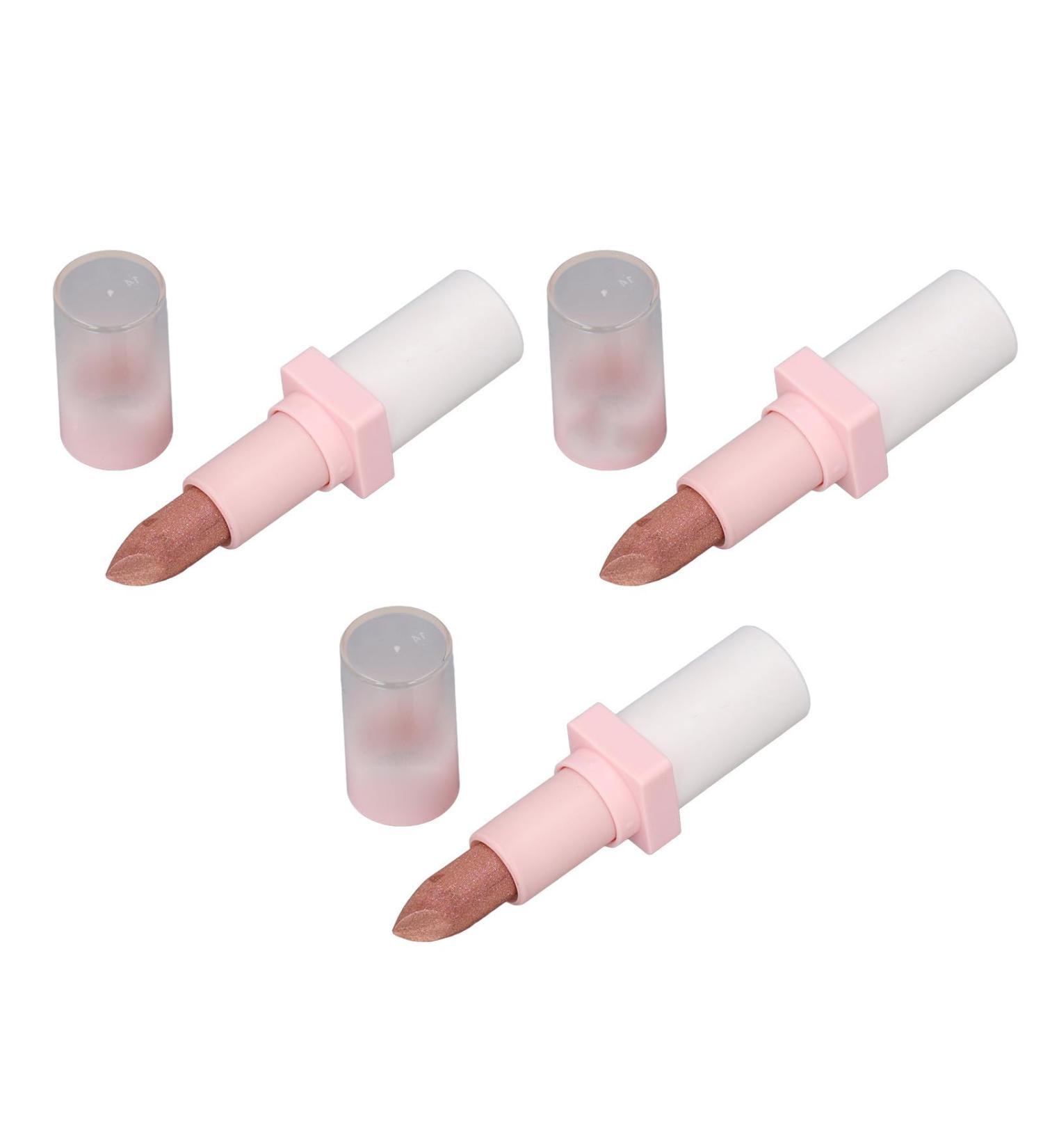 Pearlised Lipstick Set - 3 No Budge Glitter Lipsticks for Long Wear | International Shipping Available - Buy Online on GoSupps.com