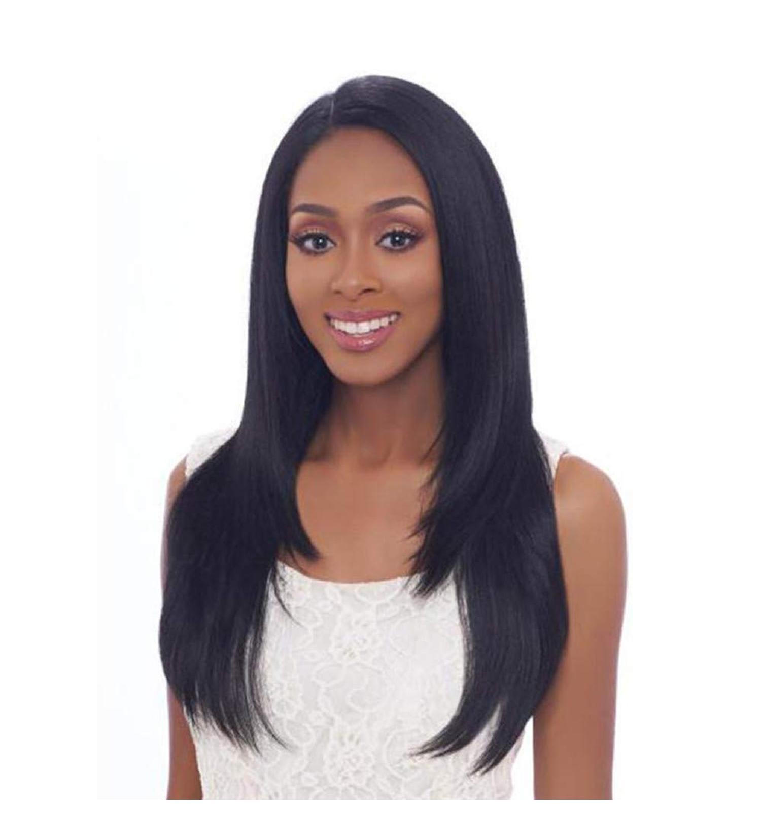 Wig Ladies Long Hair Black Brazilian Curly Party Straight Women Hair 50s 60s 70s 80s