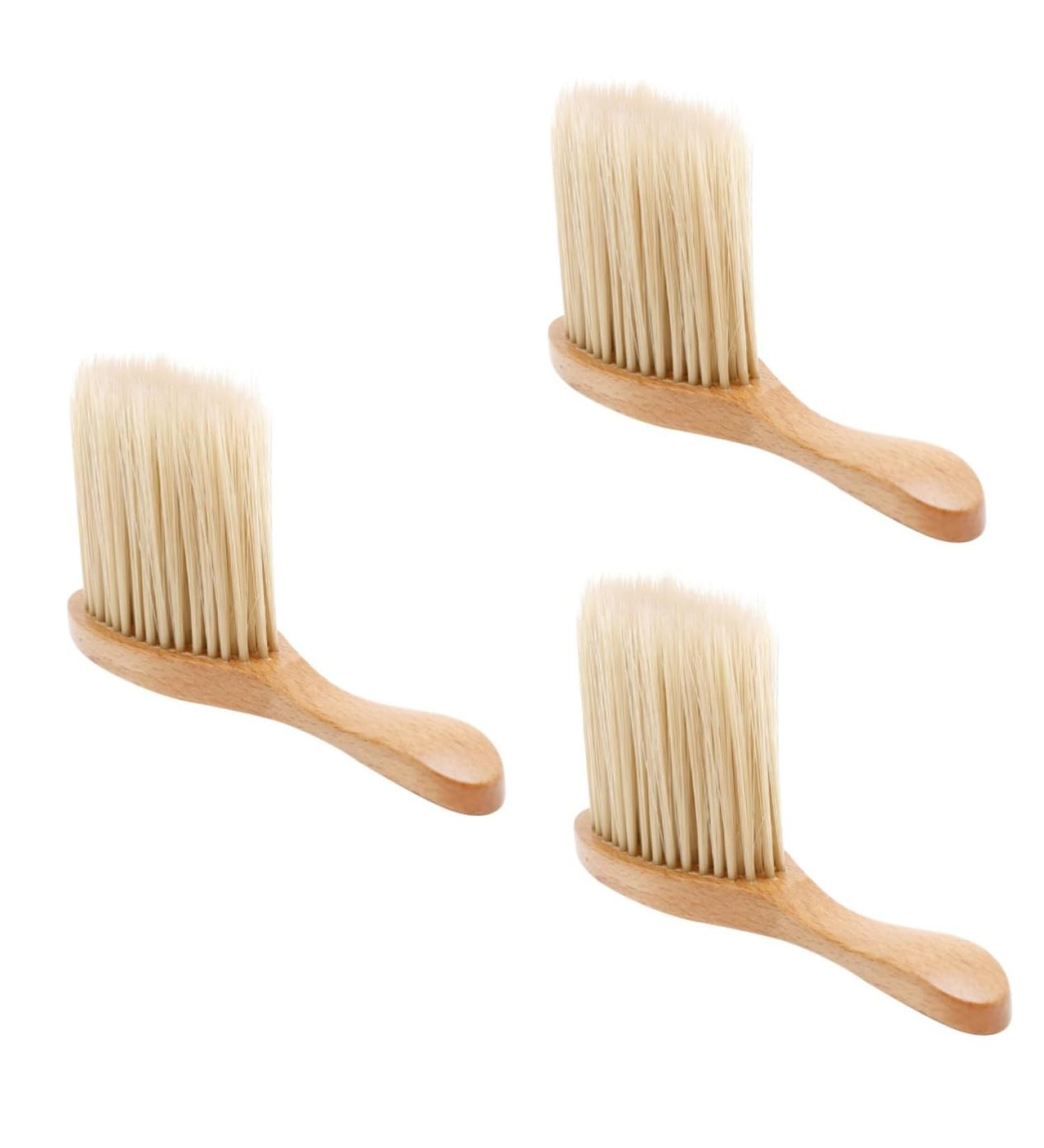 FRCOLOR 3pcs Hair Cleaning Brush Set - Barber Duster & Hairdressing Tool for Salon & Home Use - Buy Online on GoSupps.com