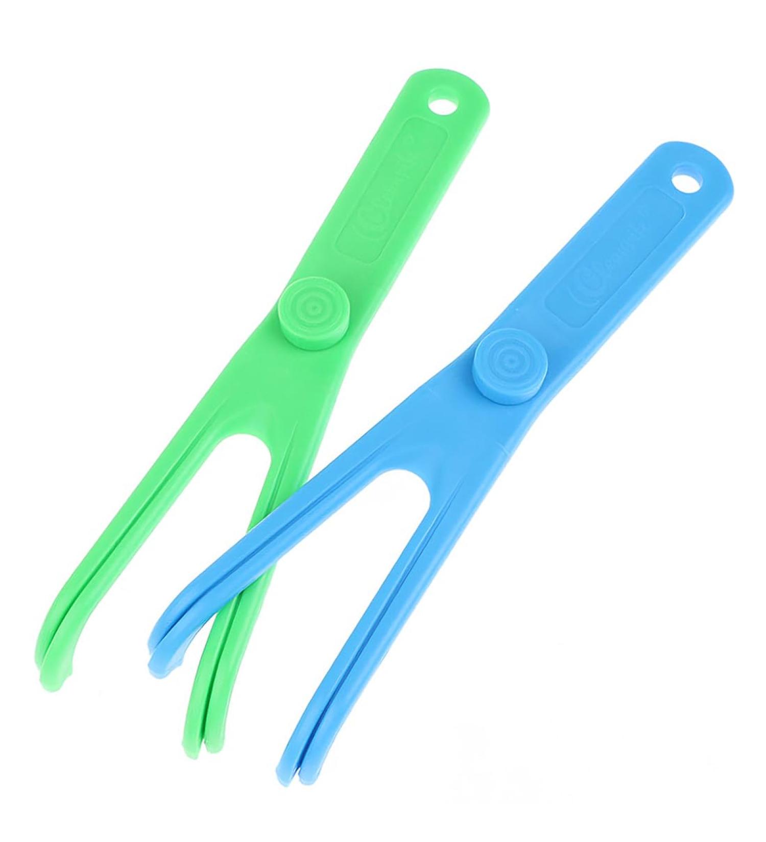 BCBF Y-Shaped Tooth Floss Set - 2 Pieces Dental Silk Holder & Powdered Floss for Ultimate Oral Hygiene - Buy Online on GoSupps.com