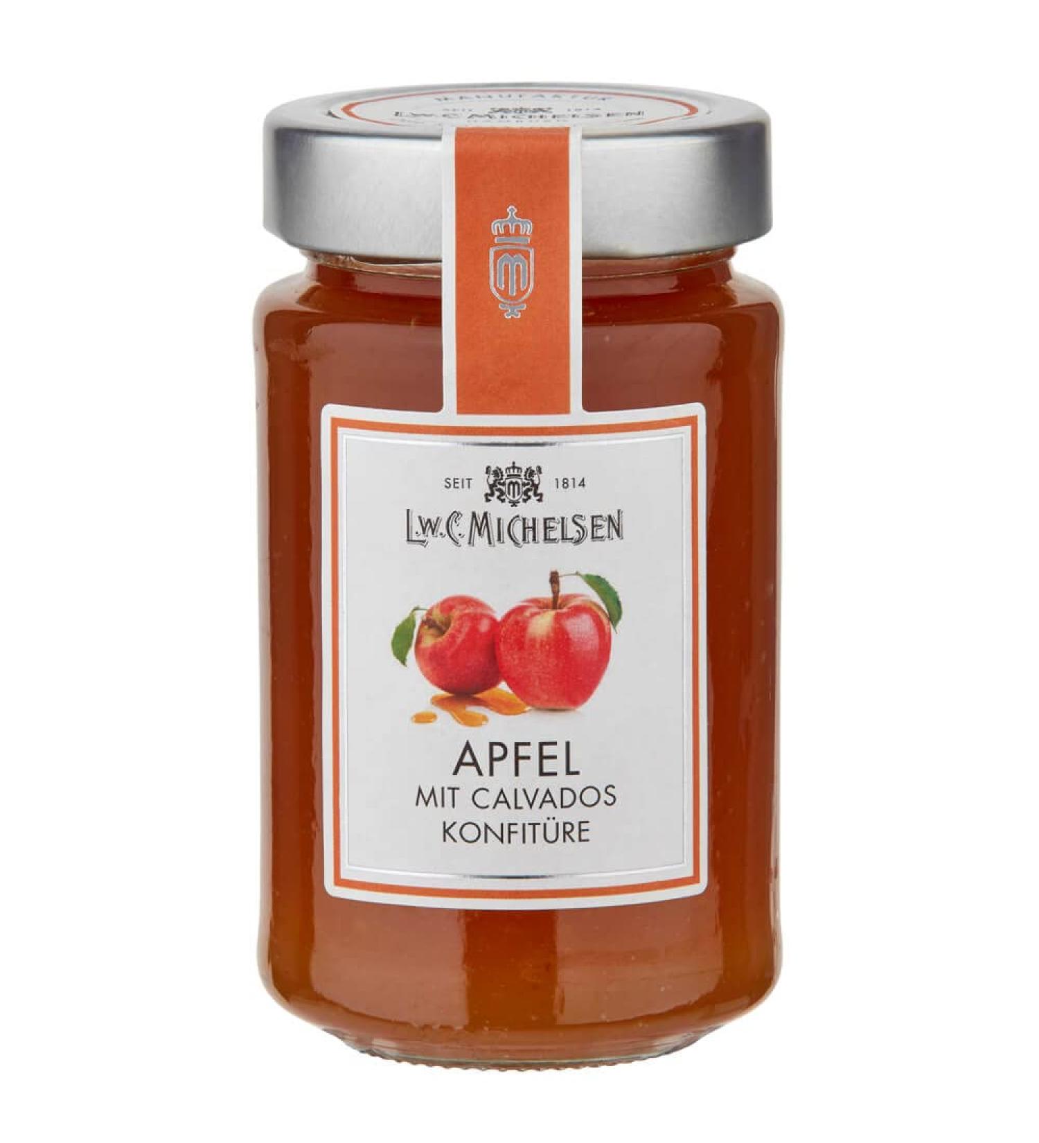 L.W.C. Michelsen Apple Jam with Calvados (280g) | Unique & Sweet High-Quality Fruit Jam | Pure Naturalness in a Glass - Buy Online on GoSupps.com
