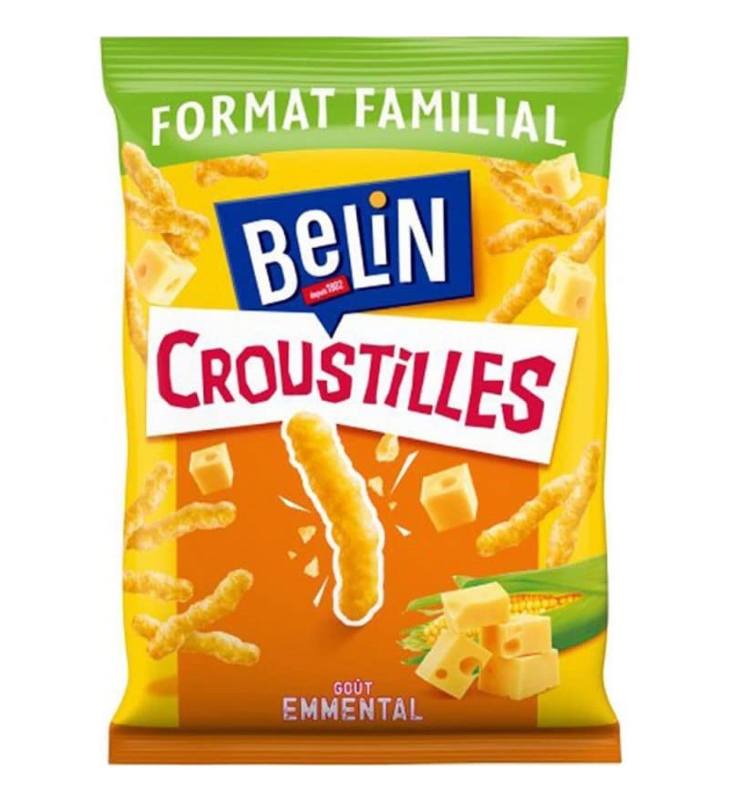 Belin Potato Chips Emmental Flavor Family Size 138g (pack of 10)