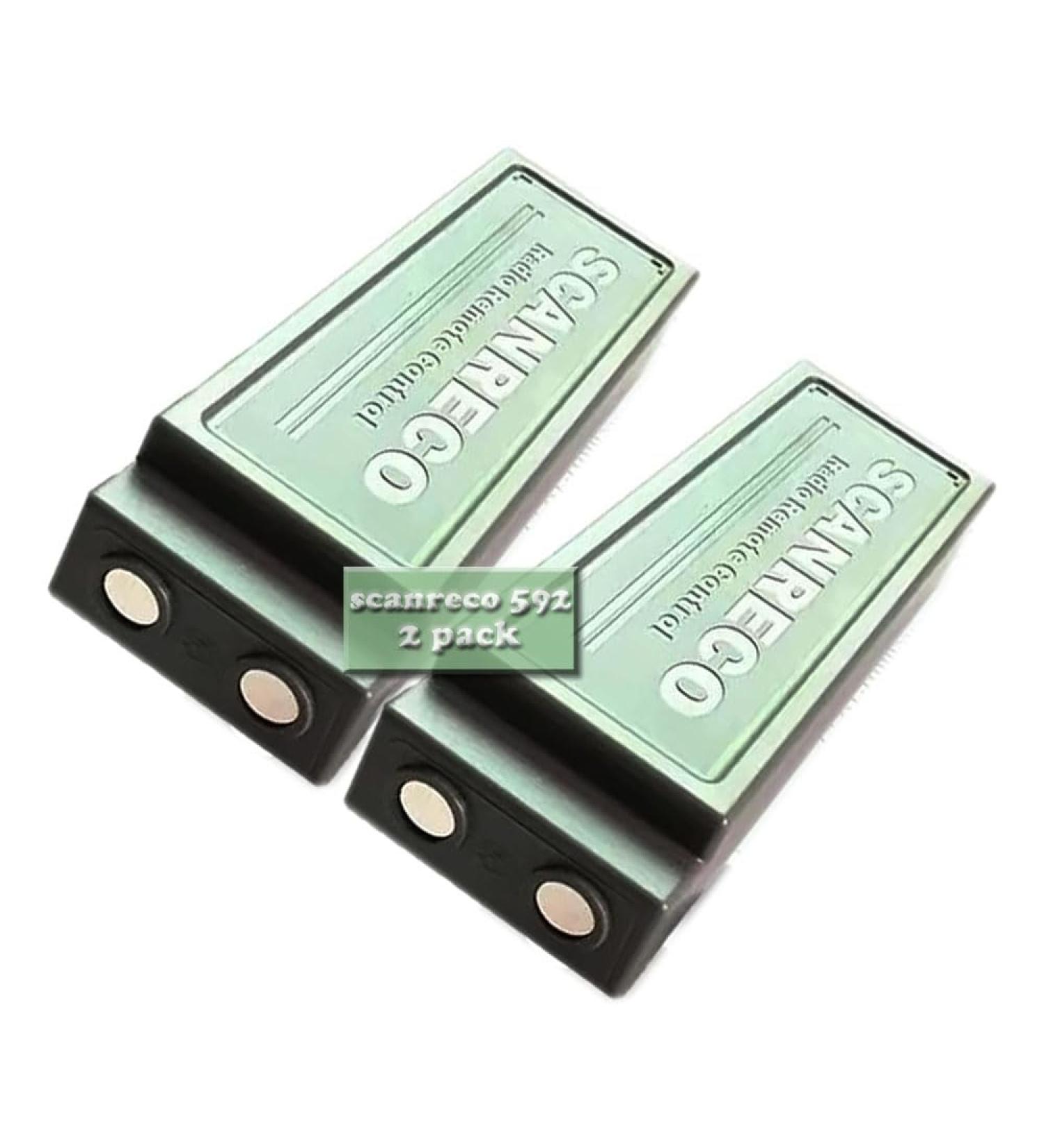 Buy 2 Pack 2000mAh 7.2V NiMH Batteries - Compatible with Scanreco 590 592 960 & More | International Shipping Available - Buy Online on GoSupps.com