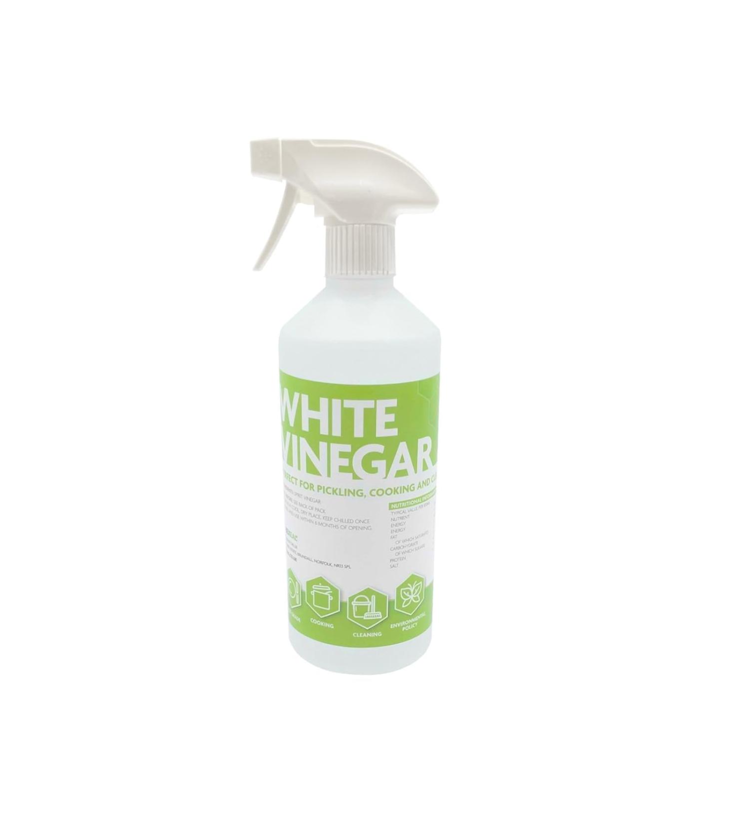 Hexeal WHITE VINEGAR | 500ml Spray | Food Grade Suitable for Cleaning Baking Cooking & Pickling - Buy Online on GoSupps.com
