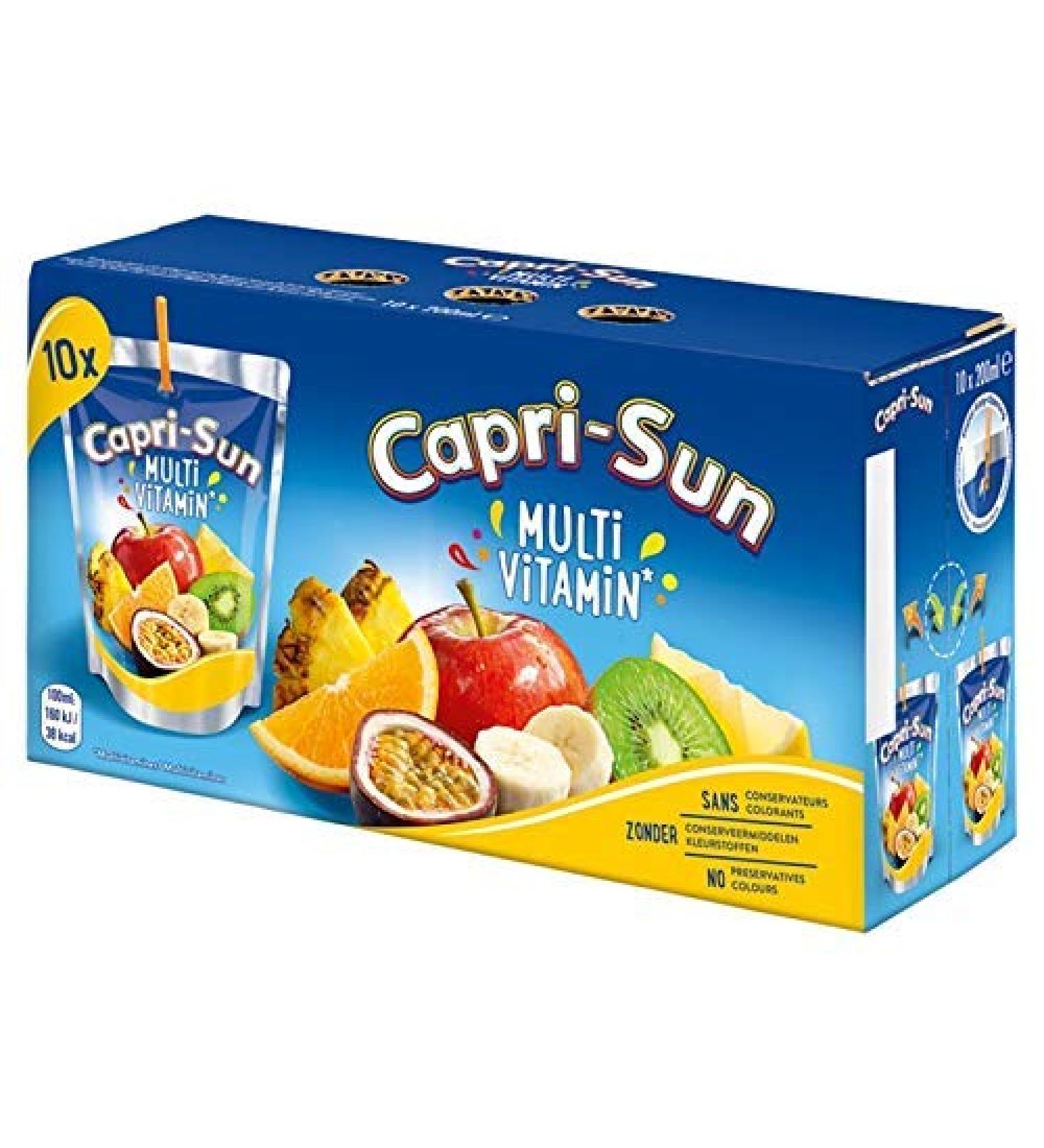 CAPRI SUN - Multivitamin Fruit Drink Mini-Pockets 10X20Cl - Unit - Delivery Offer