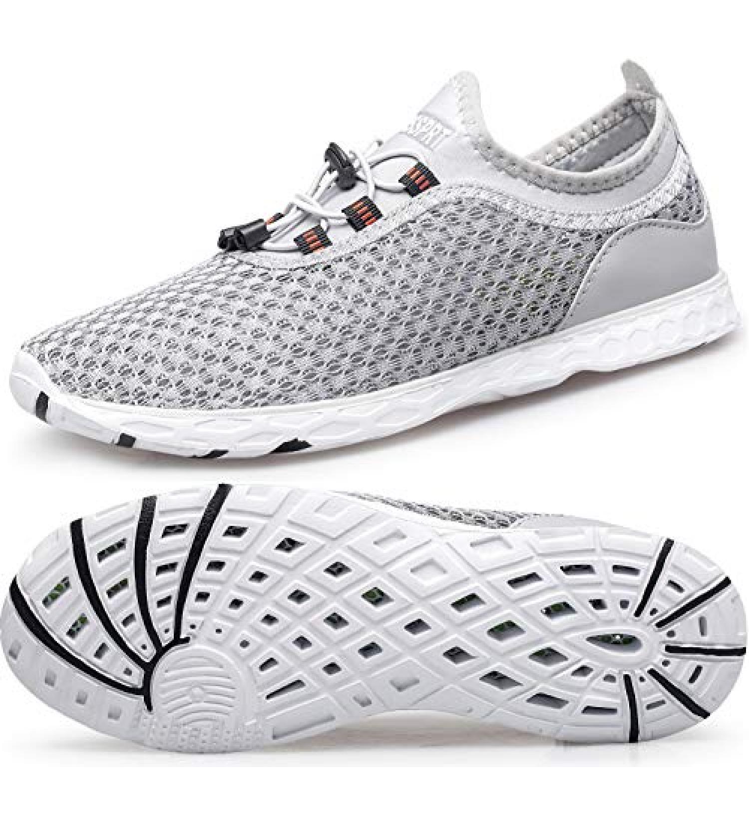 Doussprt Women's Quick Drying Water Shoes - Grey - Size 7 | Sports Aqua Shoes - Buy Online on GoSupps.com
