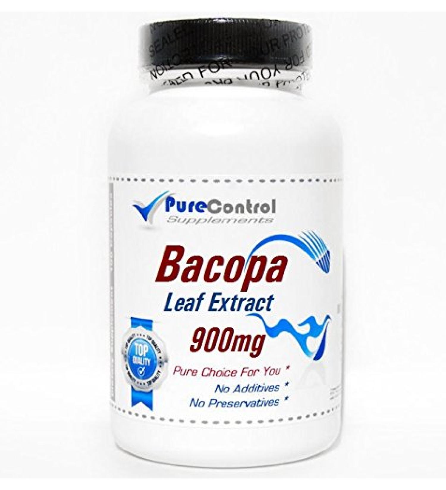 Bacopa Leaf Extract 900mg // 90 Capsules // Pure // by PureControl Supplements