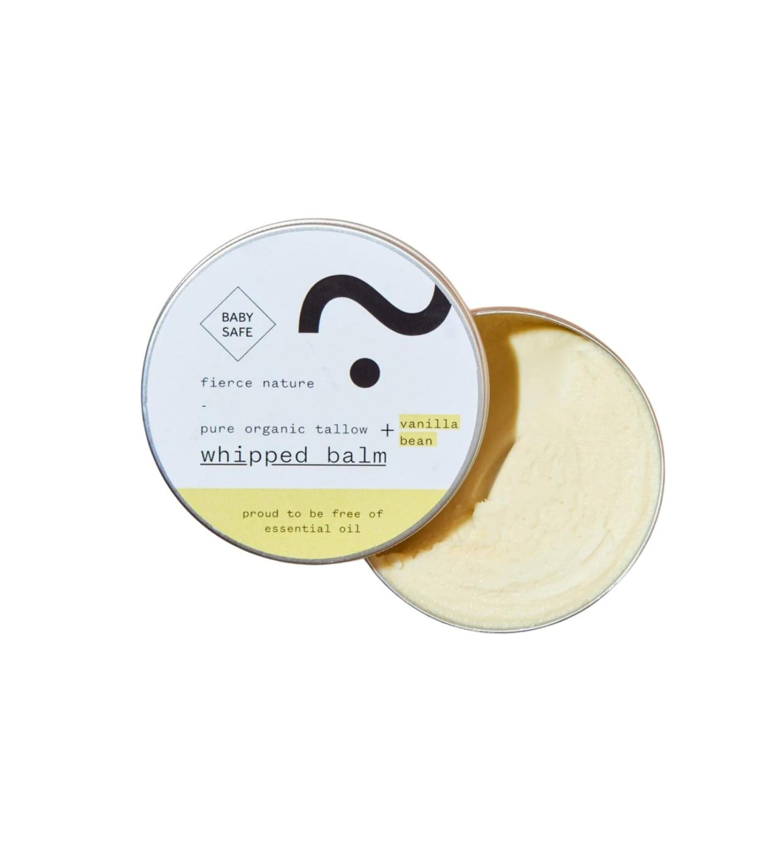 Pure Organic Tallow Whipped Body Balm with Vanilla Bean - 200g - Buy Online on GoSupps.com
