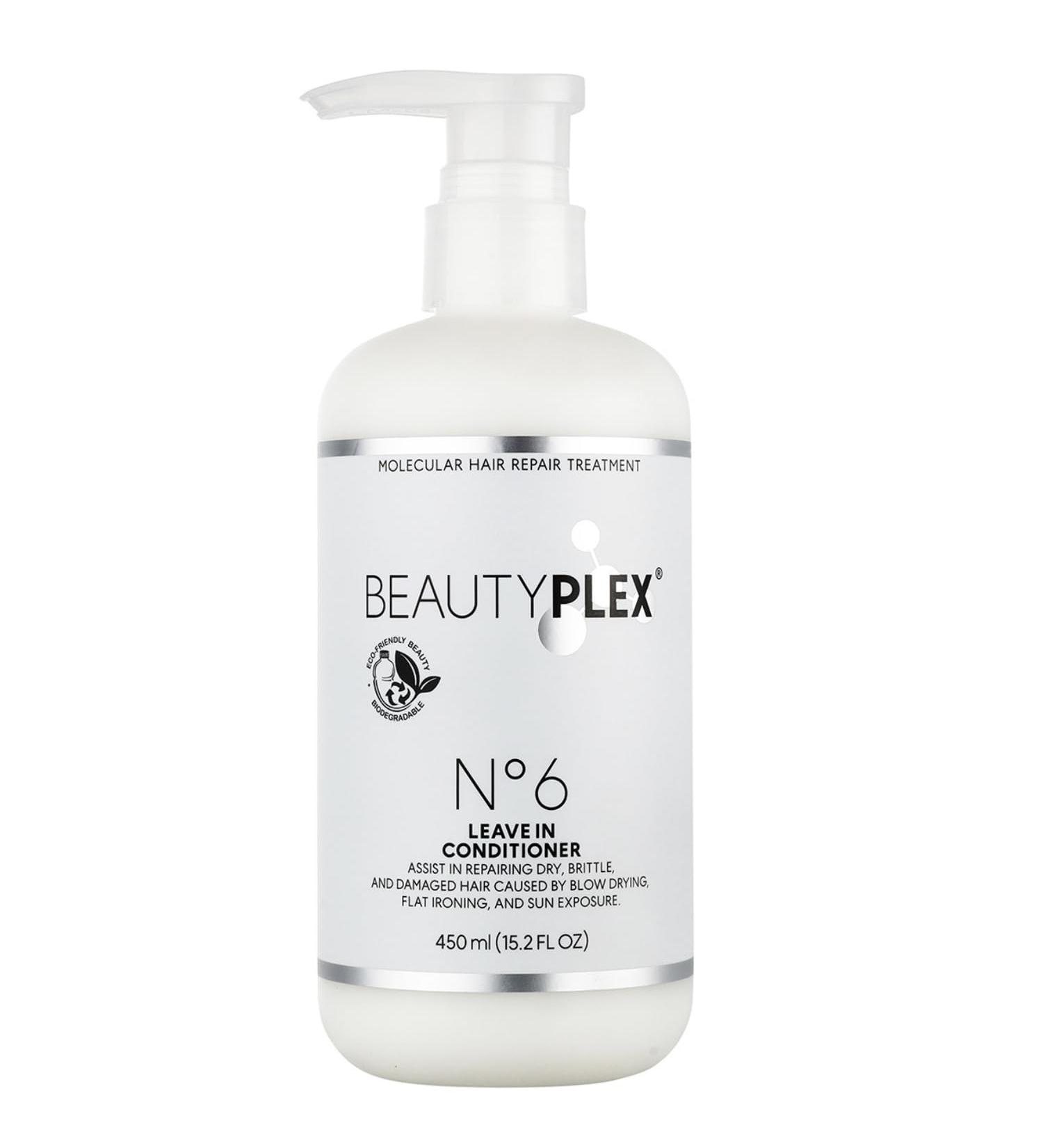 Beautyplex No 6 Leave-In Conditioner | Molecular Hair Repair Treatment | Nourishing Hair Mask for Strength Moisture & Frizz Control - 450ml (15.2 oz - Buy Online on GoSupps.com