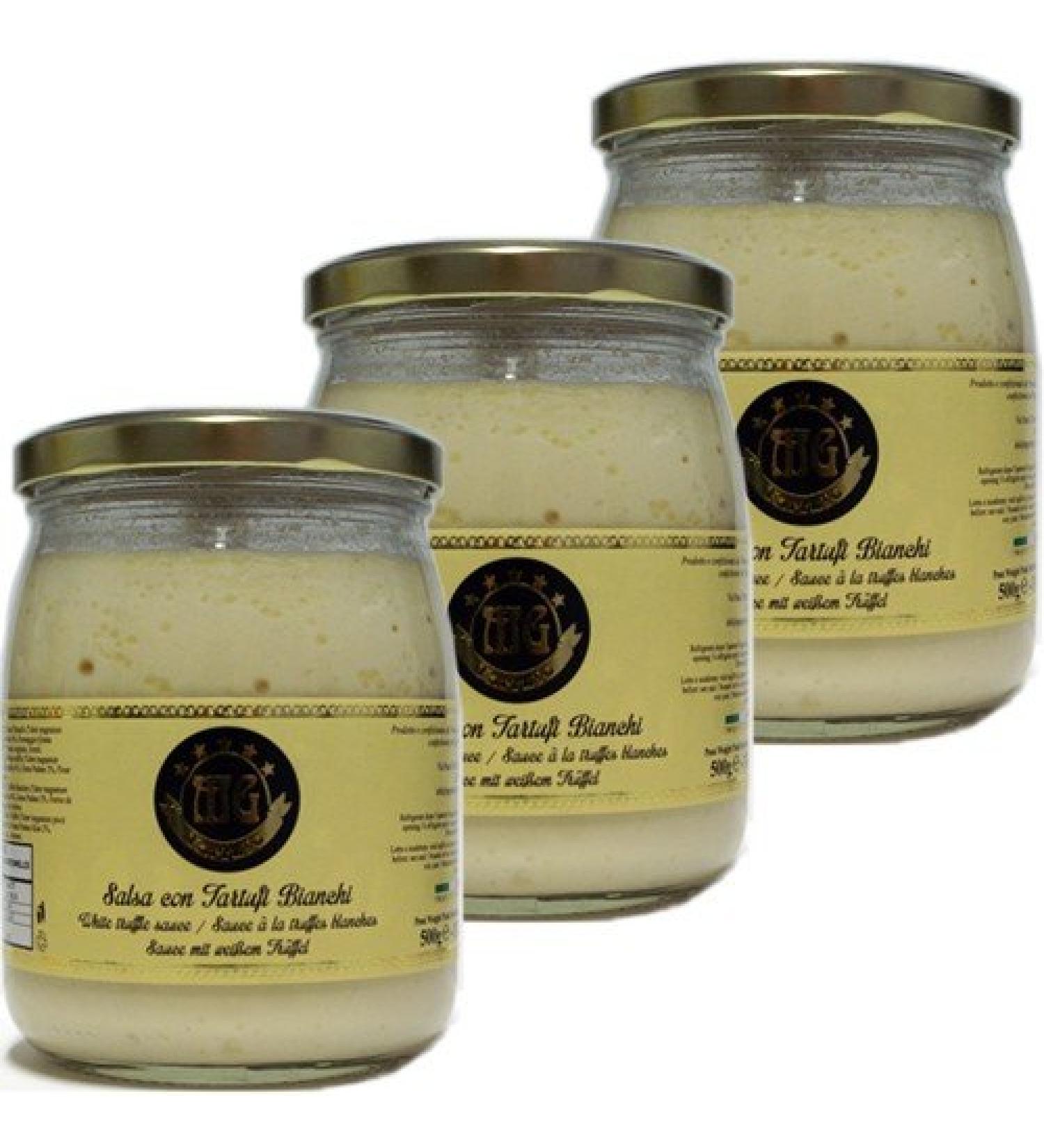 Biotin MG Salsa con Tartufi Bianchi Cream with White Truffle (Pack of 3) - 500g