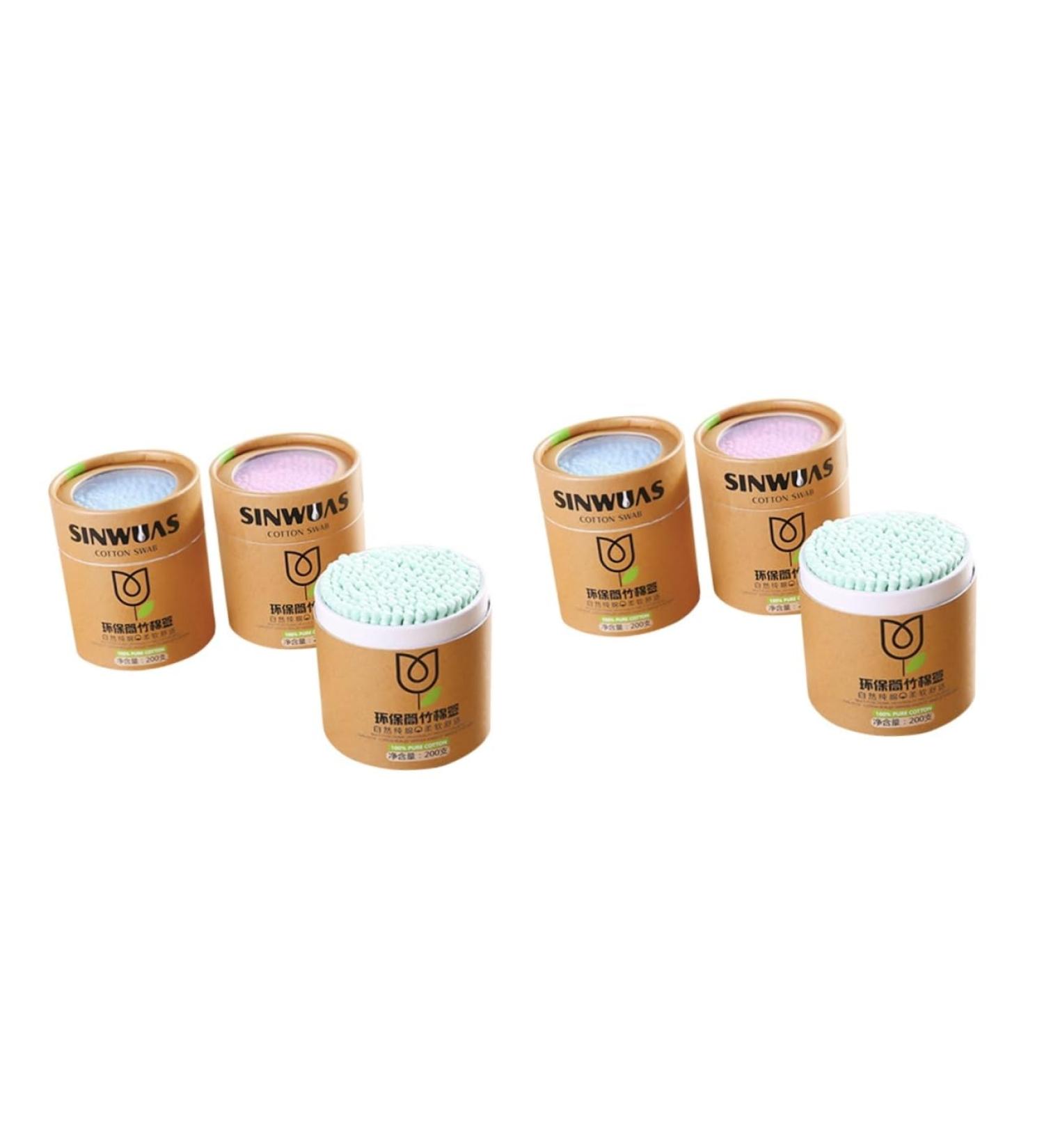 Shop Minkissy 6 Boxes Disposable Cotton Swabs - Perfect for Beauty & Personal Care | Fast International Shipping - Buy Online on GoSupps.com