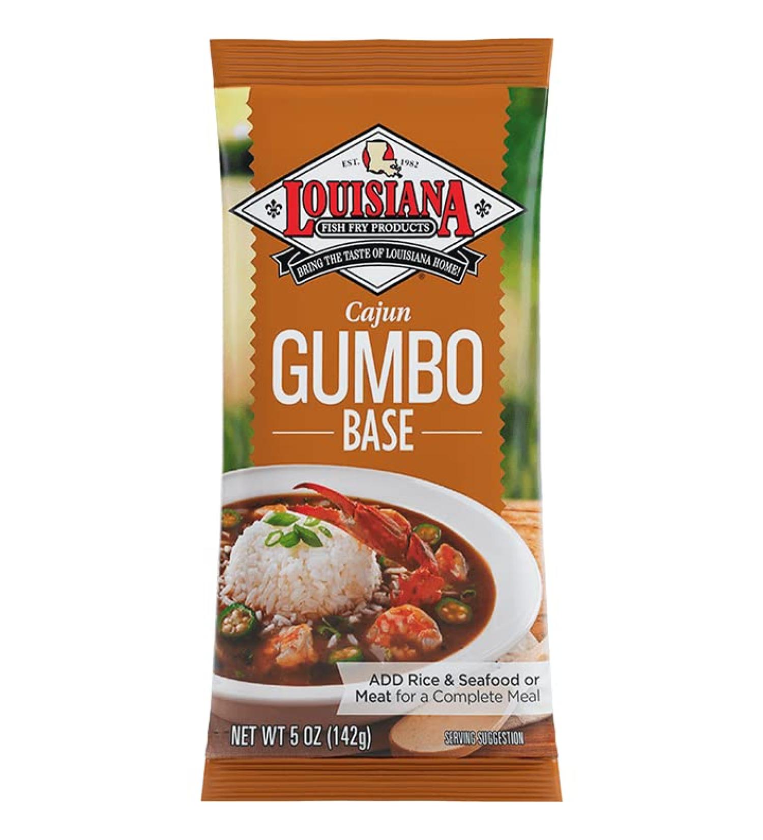 Louisiana Base Gumbo (Pack of 12) - Authentic Cajun Flavor for Easy Meal Prep - Buy Online on GoSupps.com