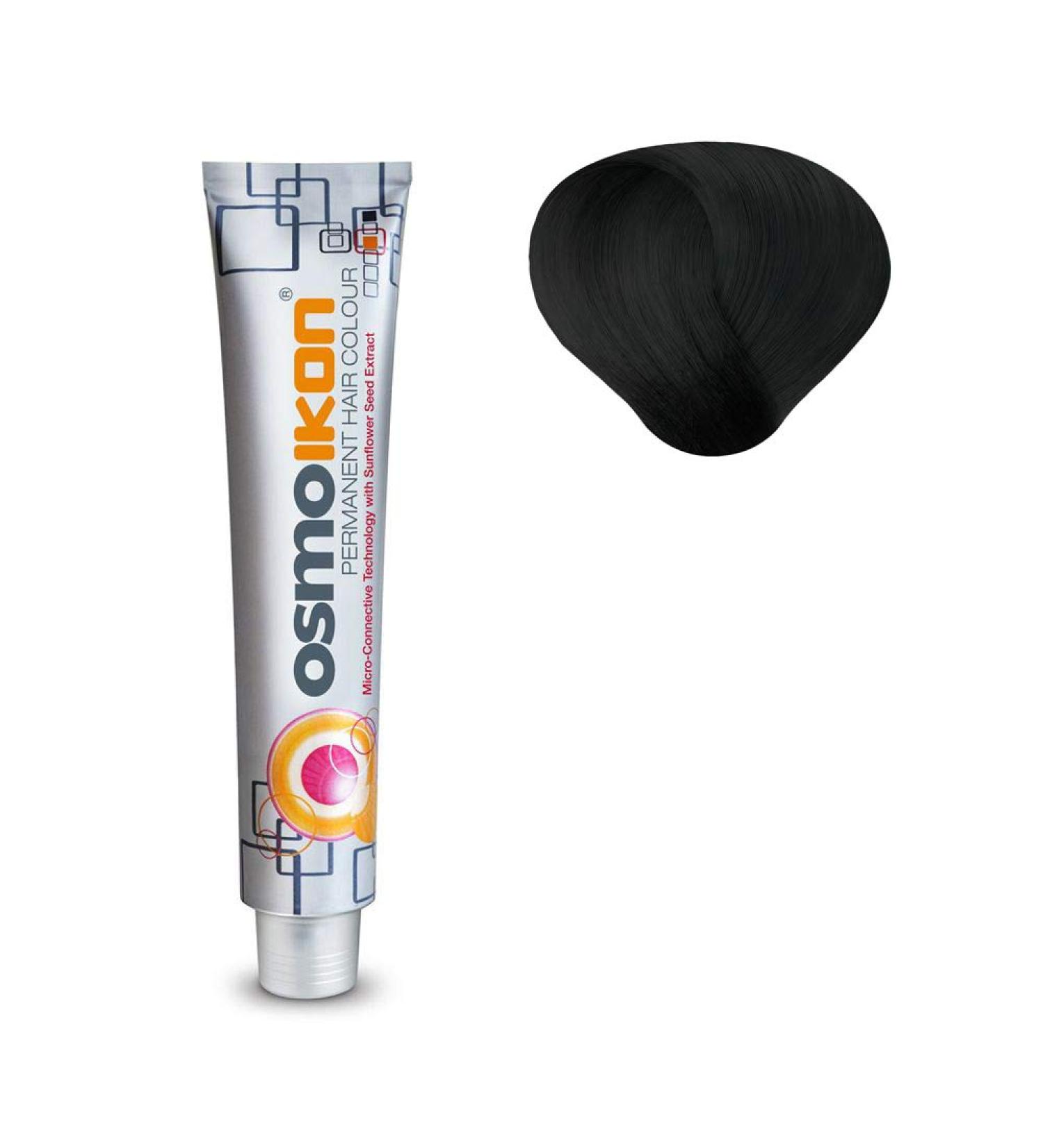 Ikon Osmo Medium Natural Warm Brown 4NW Permanent Hair Colour Micro Connective Technology with Sunflower Seed Extract 100ml