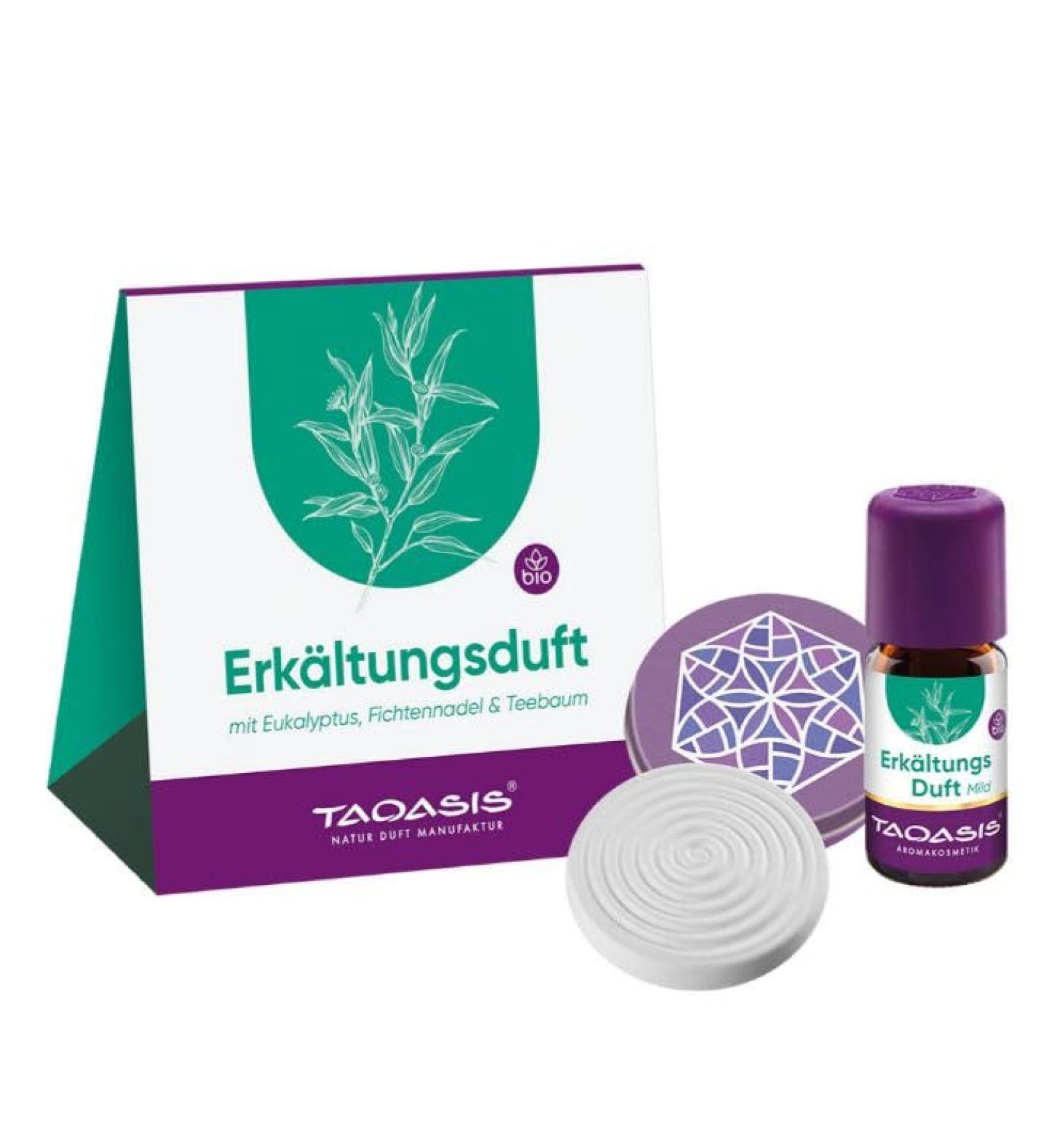 TAOASIS Cold Fragrance Set - 5ml Mild Essential Oil & Fragrance Stone | International Shipping - Buy Online on GoSupps.com