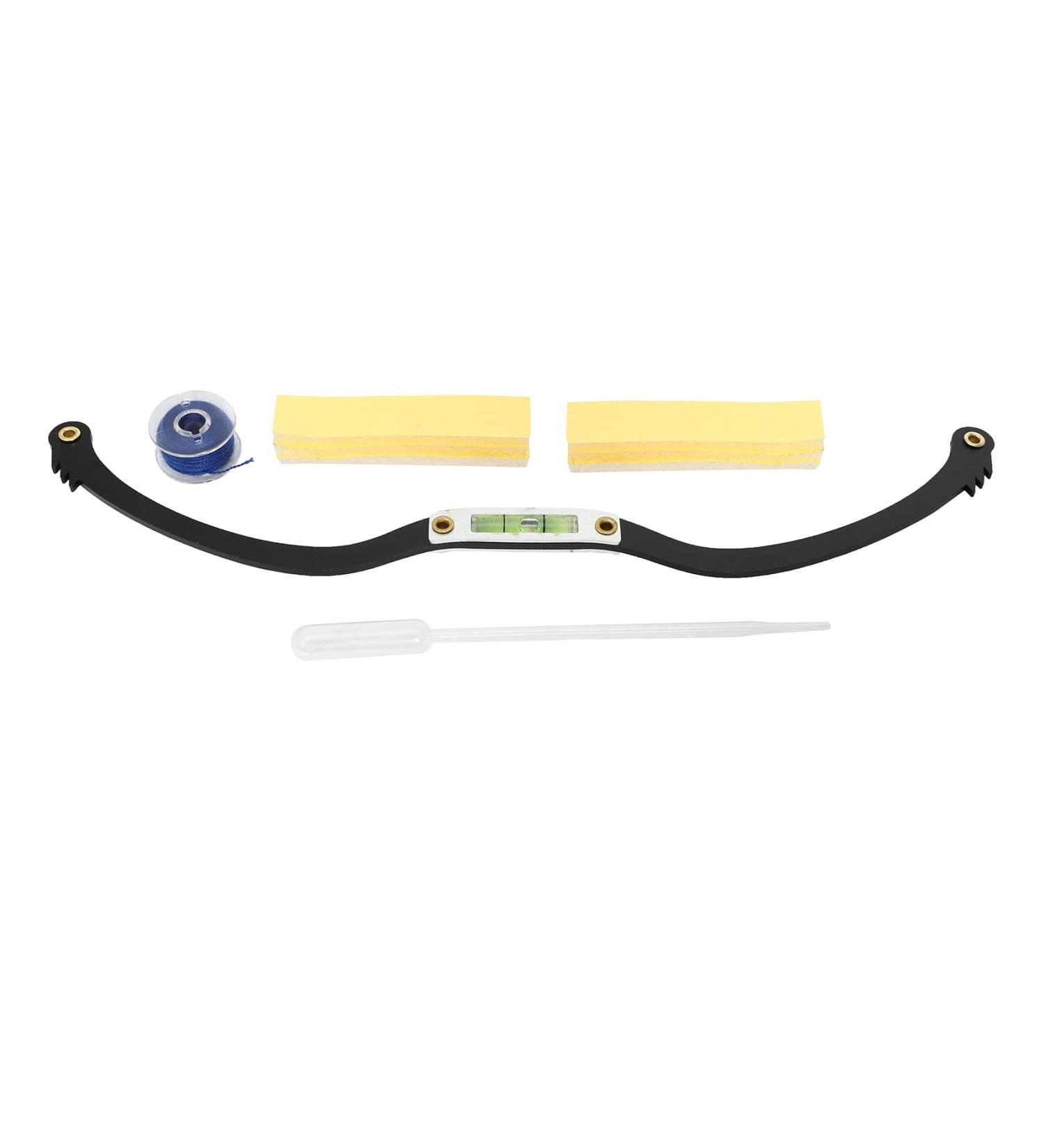 Srutueo Microblading Eyebrow Ruler Permanent Makeup Eyebrow Line Ruler with Mapping String for Brow Microshading Maker Black - Buy Online on GoSupps.com