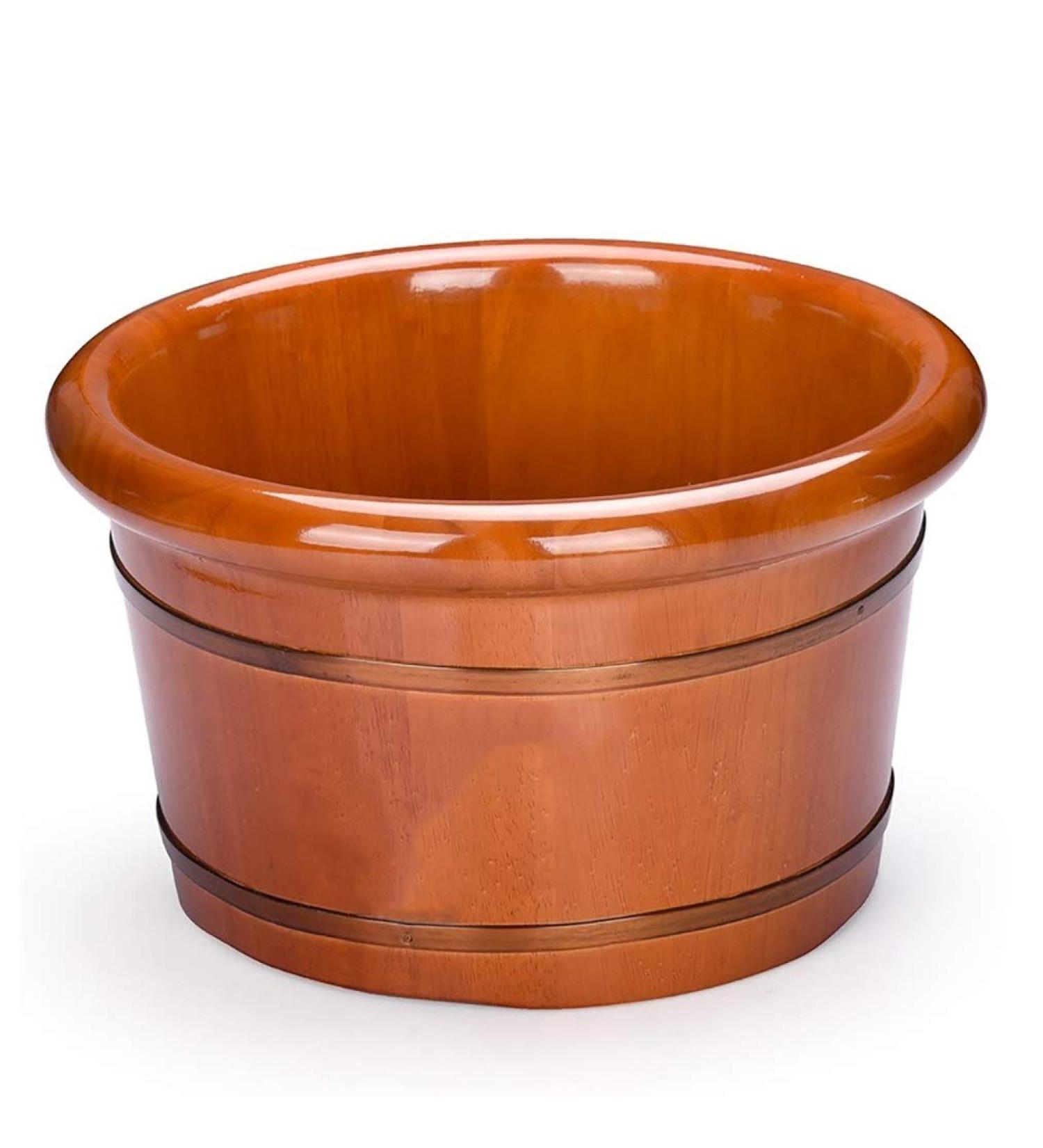 Bucket for Foot Bath Sauna Accessories Sauna Bucket Water Bucket Handmade Wooden Footbath Tubs Foot Relaxing Barrel Present Vision Star of Light - Buy Online on GoSupps.com