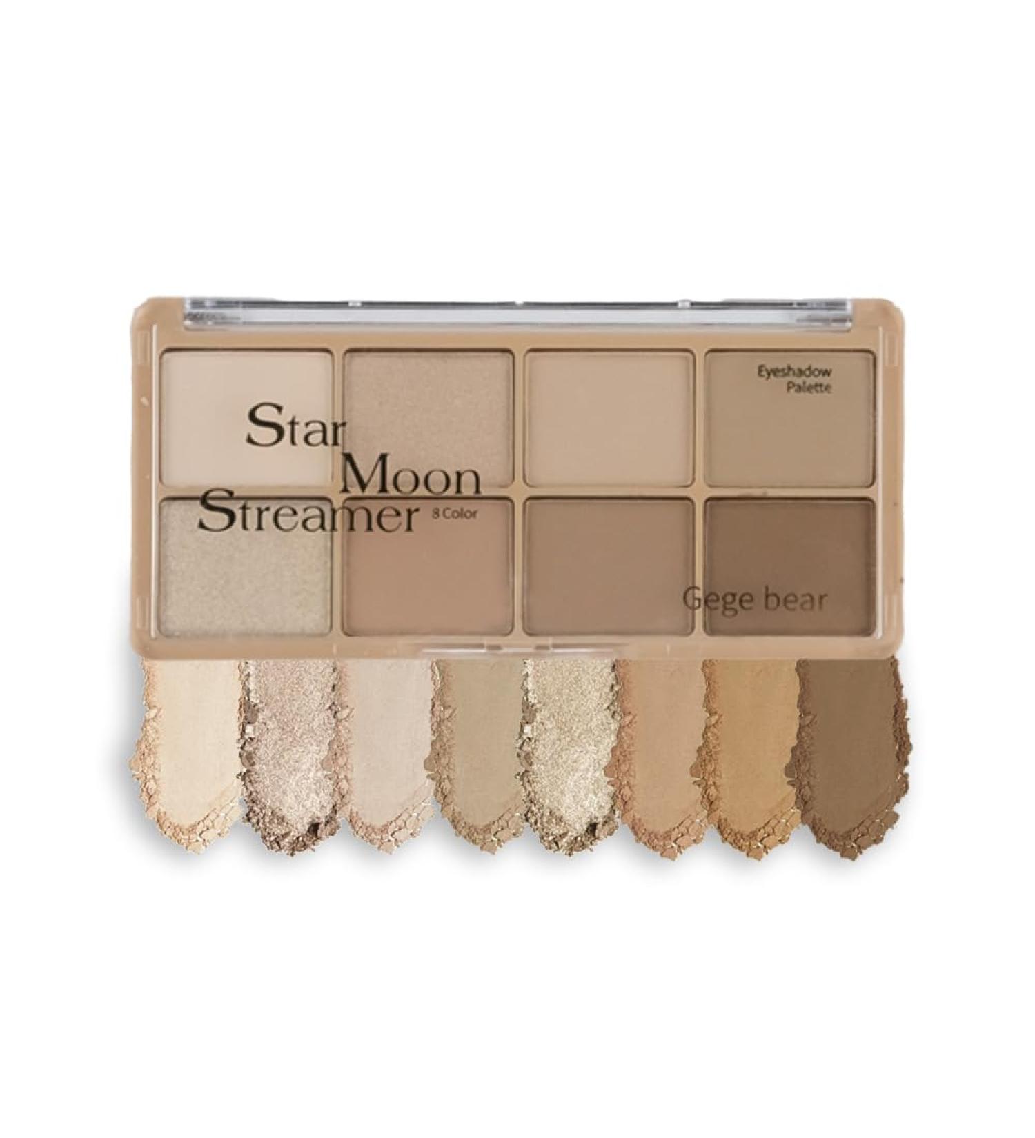 Buy Natural Long-Lasting Eyeshadow Palette - 8 Pigmented Colors for On-The-Go Makeup - Buy Online on GoSupps.com
