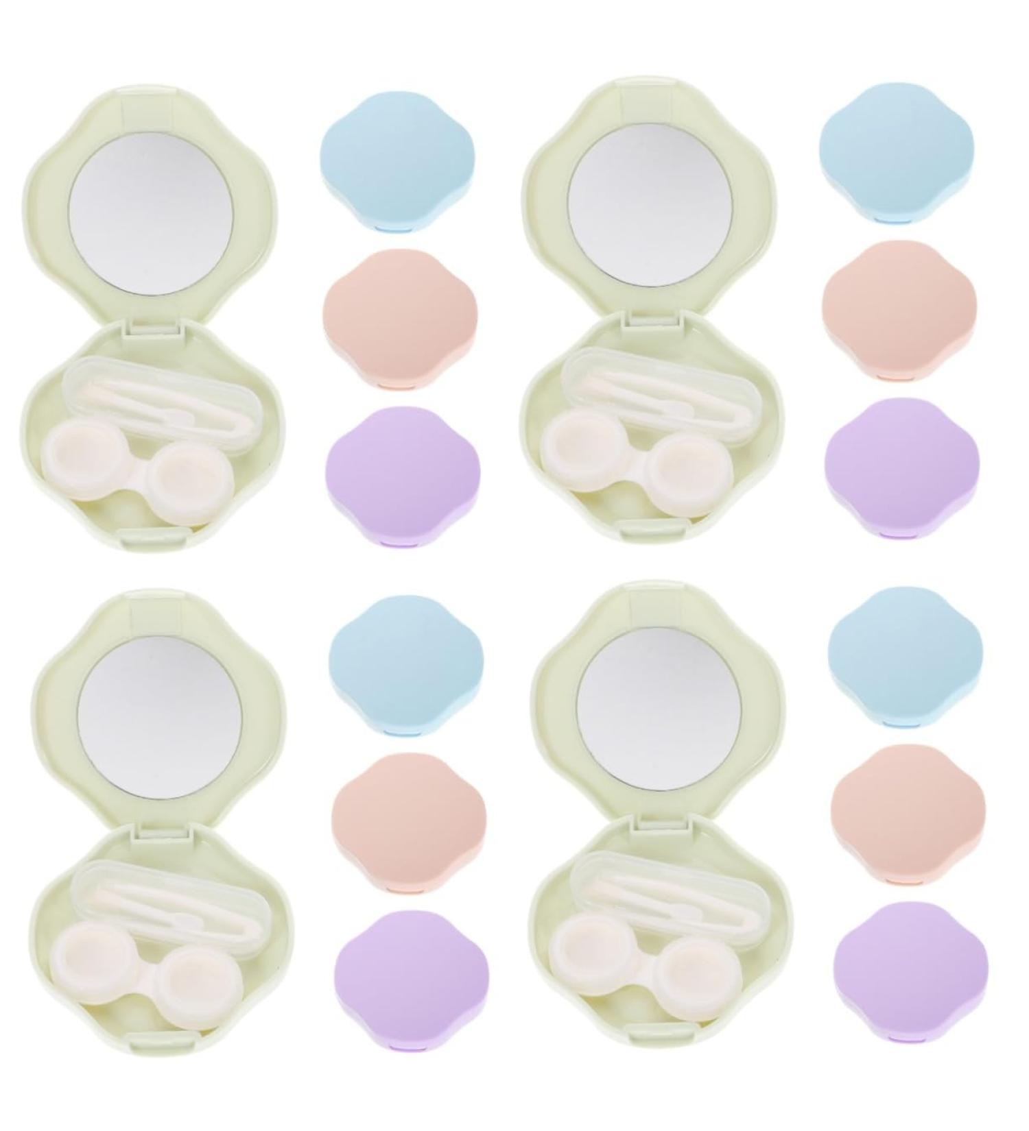 Gleavi Silicone Travel Containers - 16-Part Color Care Box Small Plastic Cases Double Glasses Holder Makeup Organizer Set - Perfect for International Shipping - Buy Online on GoSupps.com