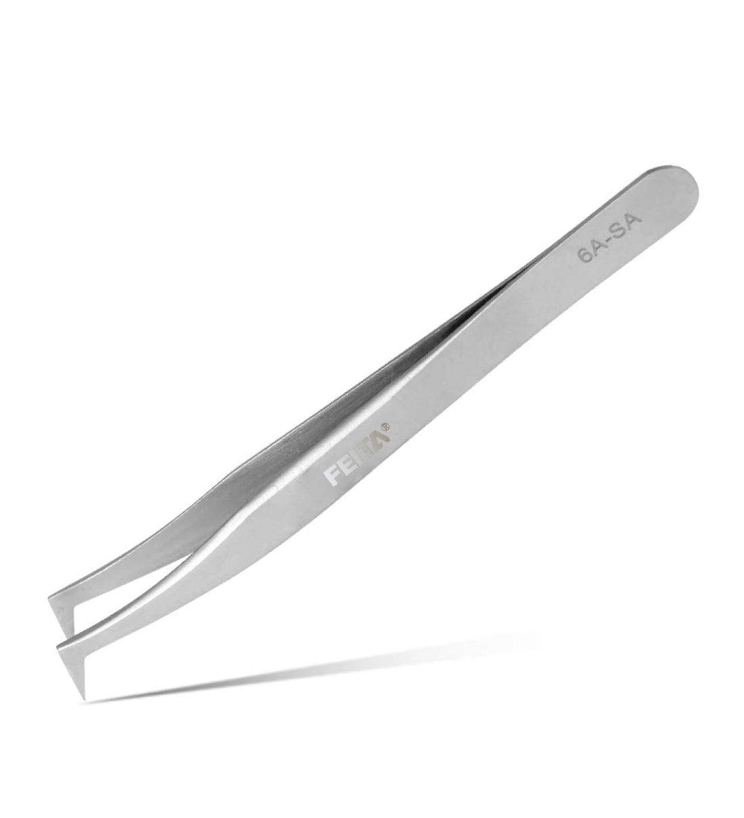 Buy Volume Eyelash Extension Tweezers - FEITA Professional Precision Angled & Pointed Tip - Ideal for International Shipping - Buy Online on GoSupps.com