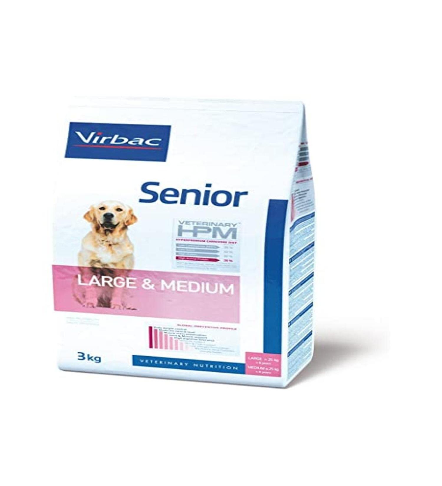 Virbac Veterinary HPM Vet Dog Senior M/L Dog Food 3 kg