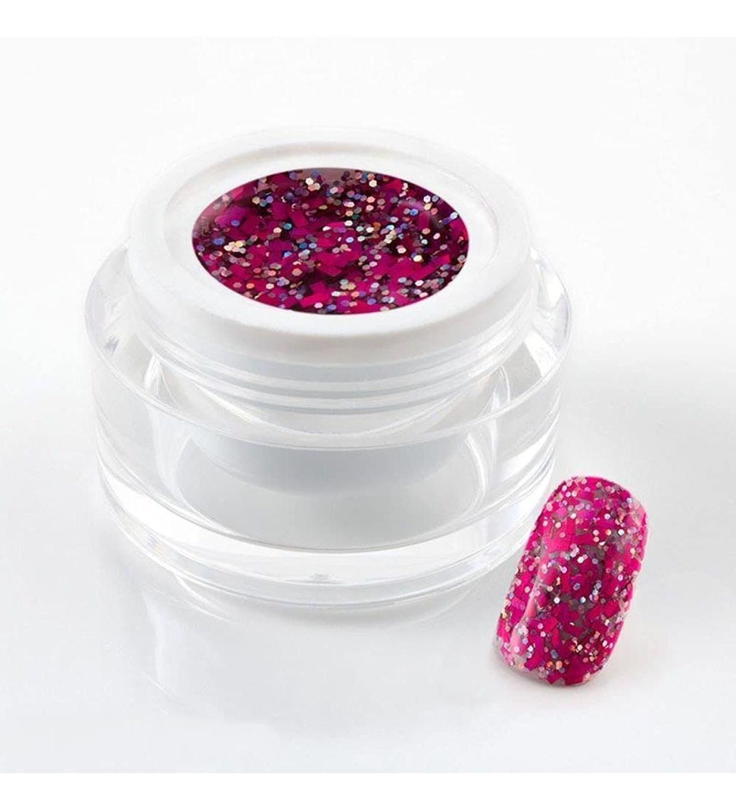 5 ml exclusive UV color gel/colour gel/glitter gel - in Big Glitter Spring Break