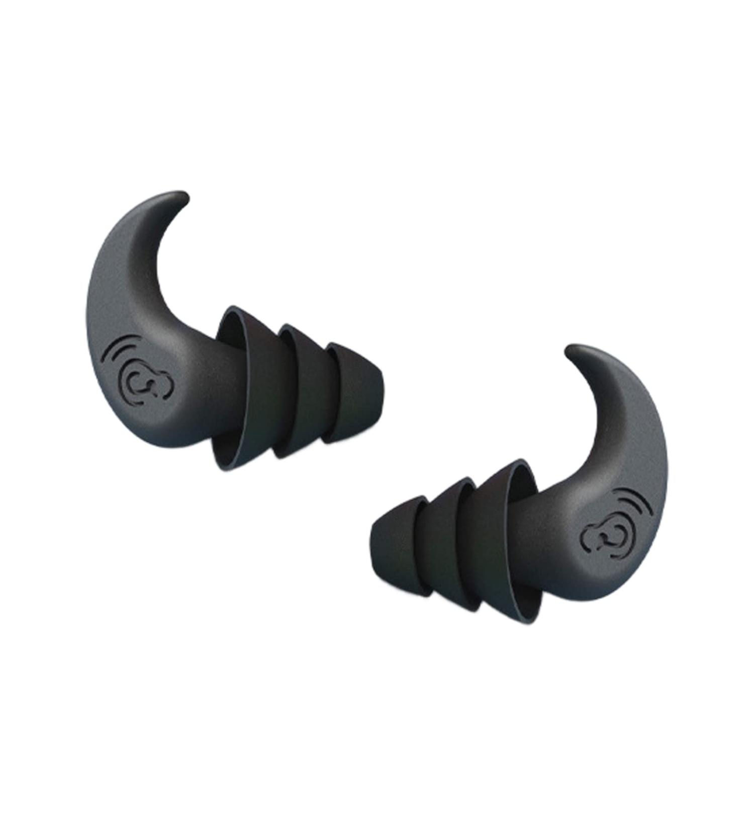 YOXIER Sleep Earplugs Ear Protector Night Deep Sleeping Earplugs No Pain Daily Use Black Small