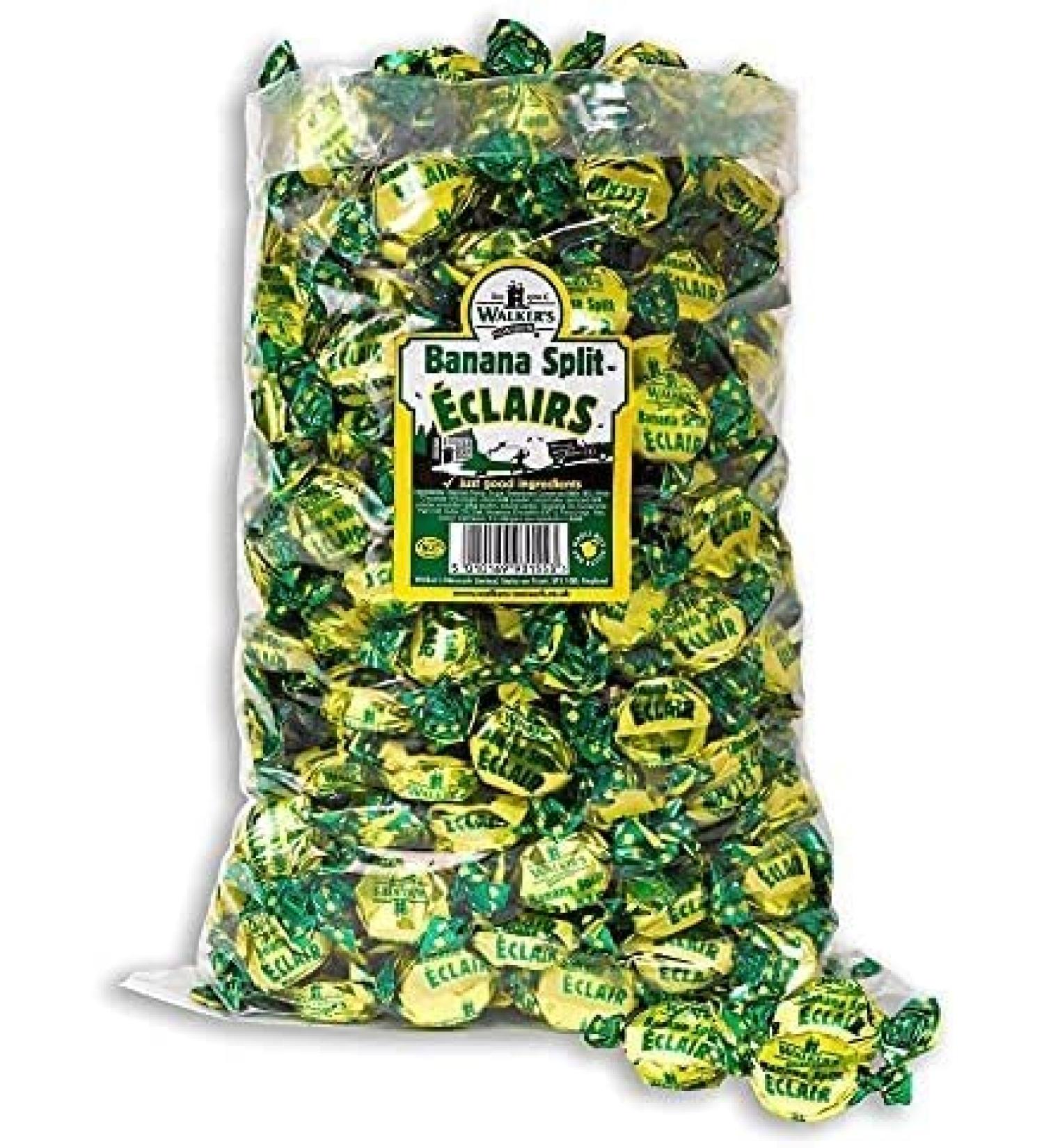 Walker's Nonsuch Banana Split Eclairs 1 Kg Delicious Tasty And Twisty Treat Gift Hamper For Birthday Christmas Sold By Kidzbuzz - Buy Online on GoSupps.com