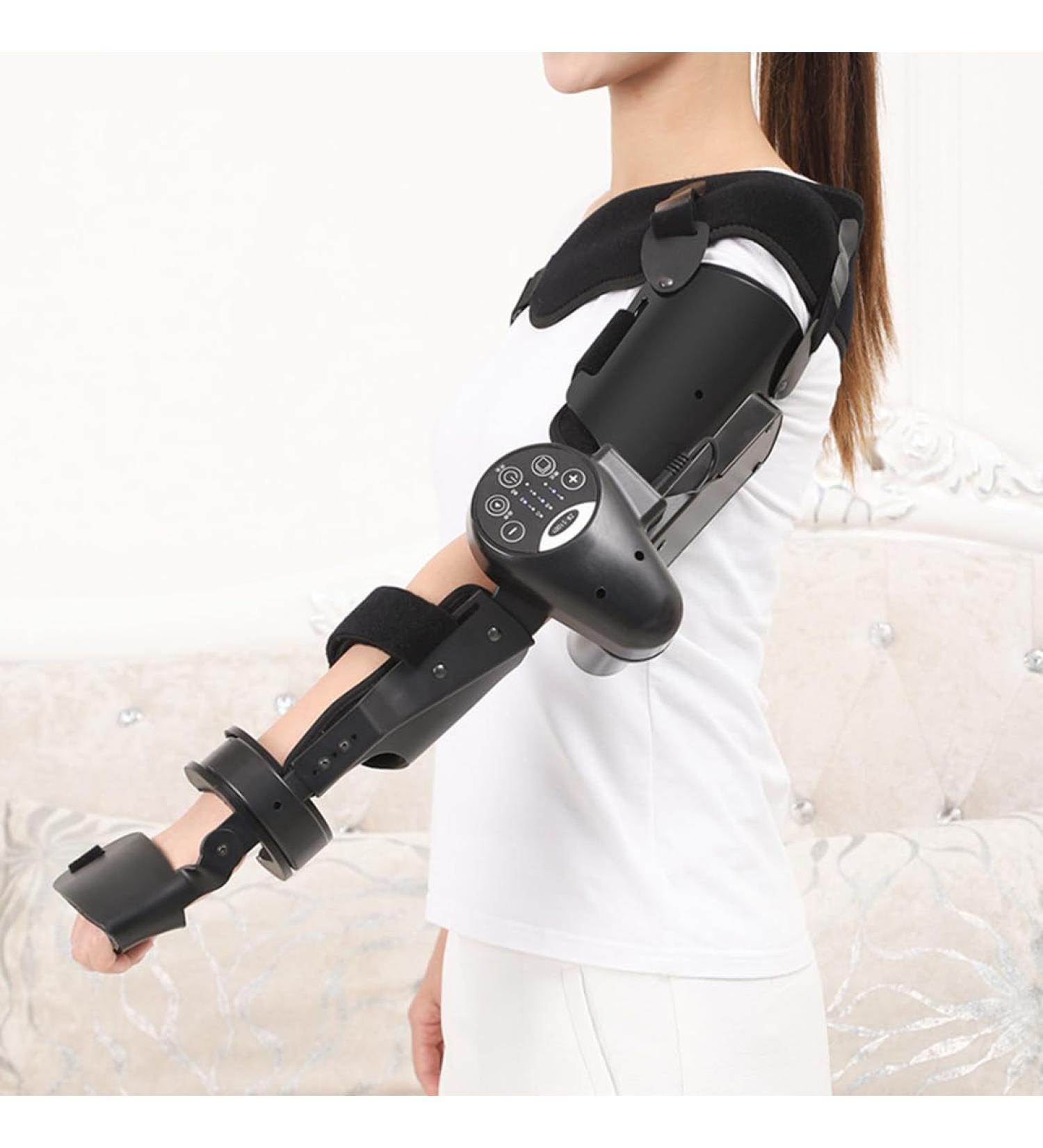 Electric Elbow Joint Rehabilitation Device Hinged Elbow Brace Arm Exerciser Arm Flexion And Extension Trainer Elbow Protector For Stroke Hemiplegia Patients right - Buy Online on GoSupps.com
