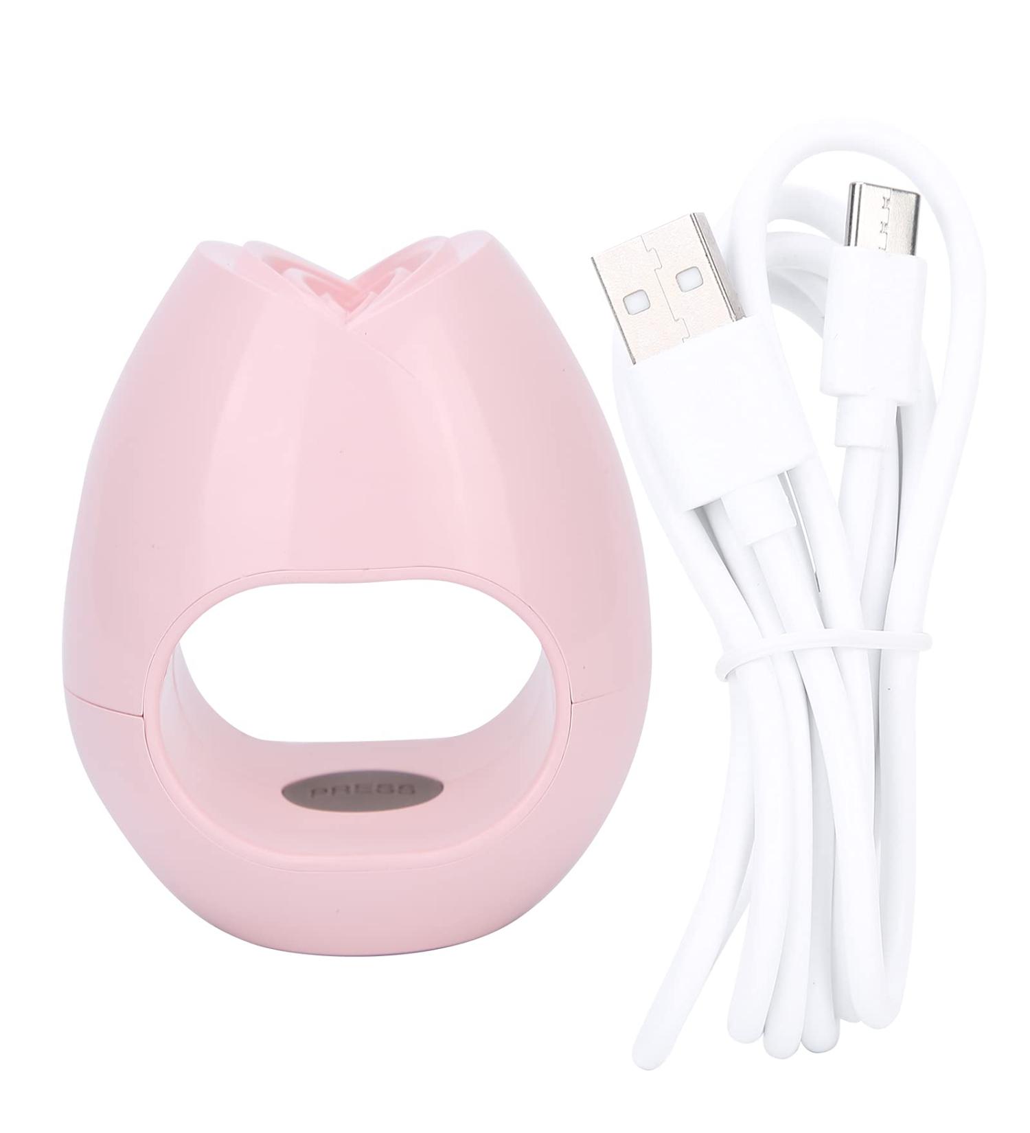 LIZEALUCKY Mini Nail Dryer Lamp USB Portable Single Finger UV Gel Nail Curing Lamp Manicure Tools Small and Convenient You Can Do Manicure Anytime Anywhere with One Hand (Rosa) - Buy Online on GoSupps.com