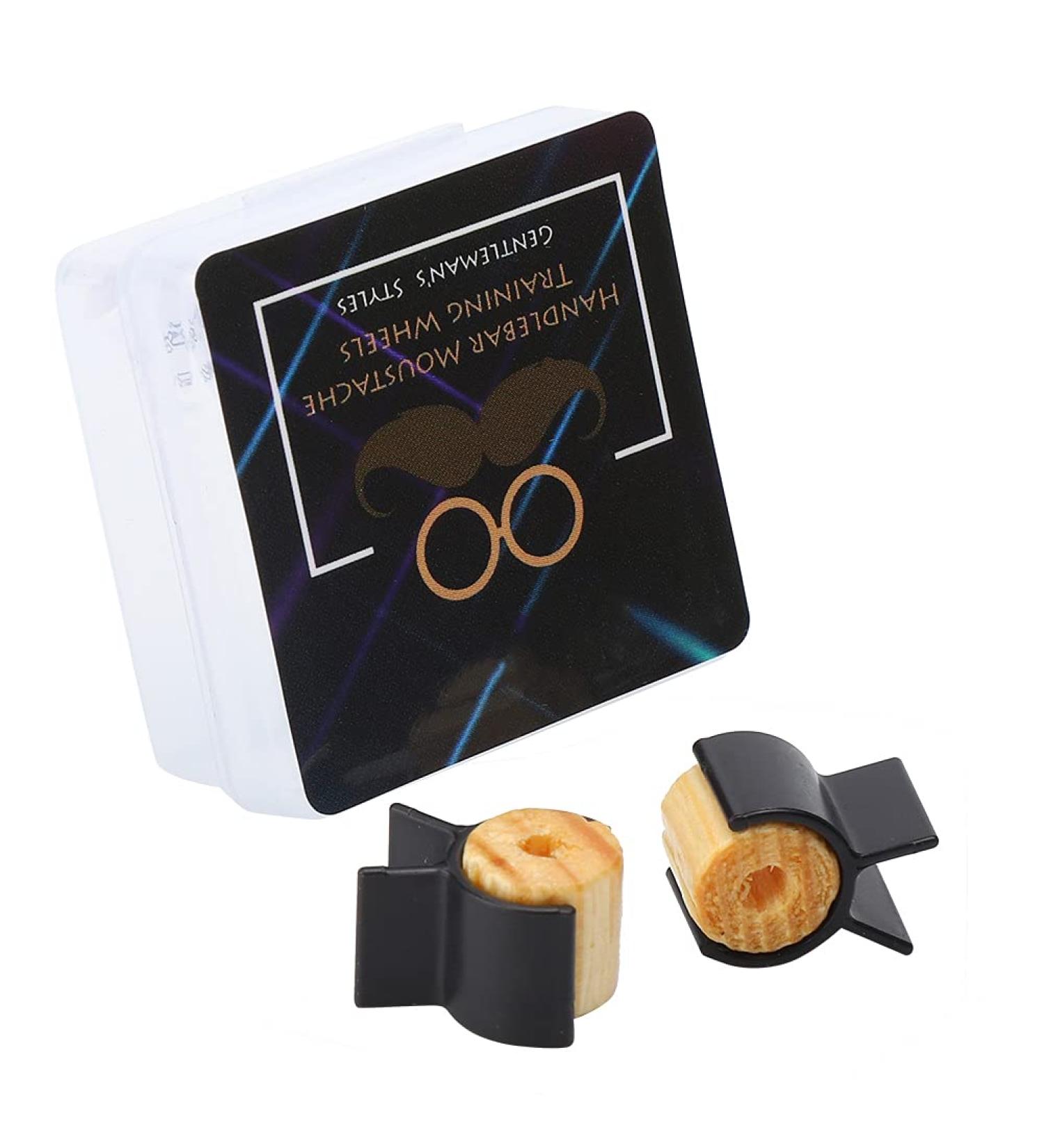 Shanrya Eco-Friendly Mustache Shaping Template - Safe Black Handlebar Moustache Training Wheel for Men - Ideal Husband & Father Gift - Buy Online on GoSupps.com