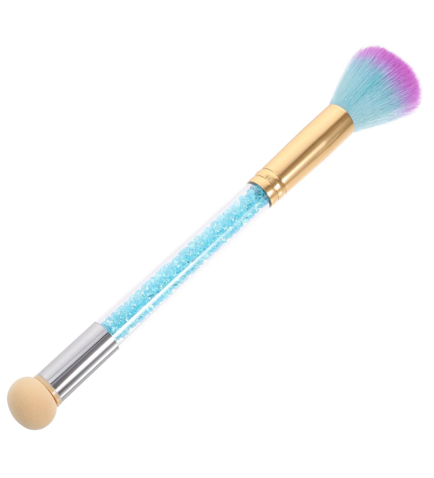 CIMAXIC 1pc Fingernail Brush Stuckers Nail Scrub Brush Nail Duster Brush Nail Scrubbing Brush Nail Collector Soft Nail Brush Toe Cleaning Brush Nail Dust Collector Portable Nail Polish 18*3cm Blue - Buy Online on GoSupps.com