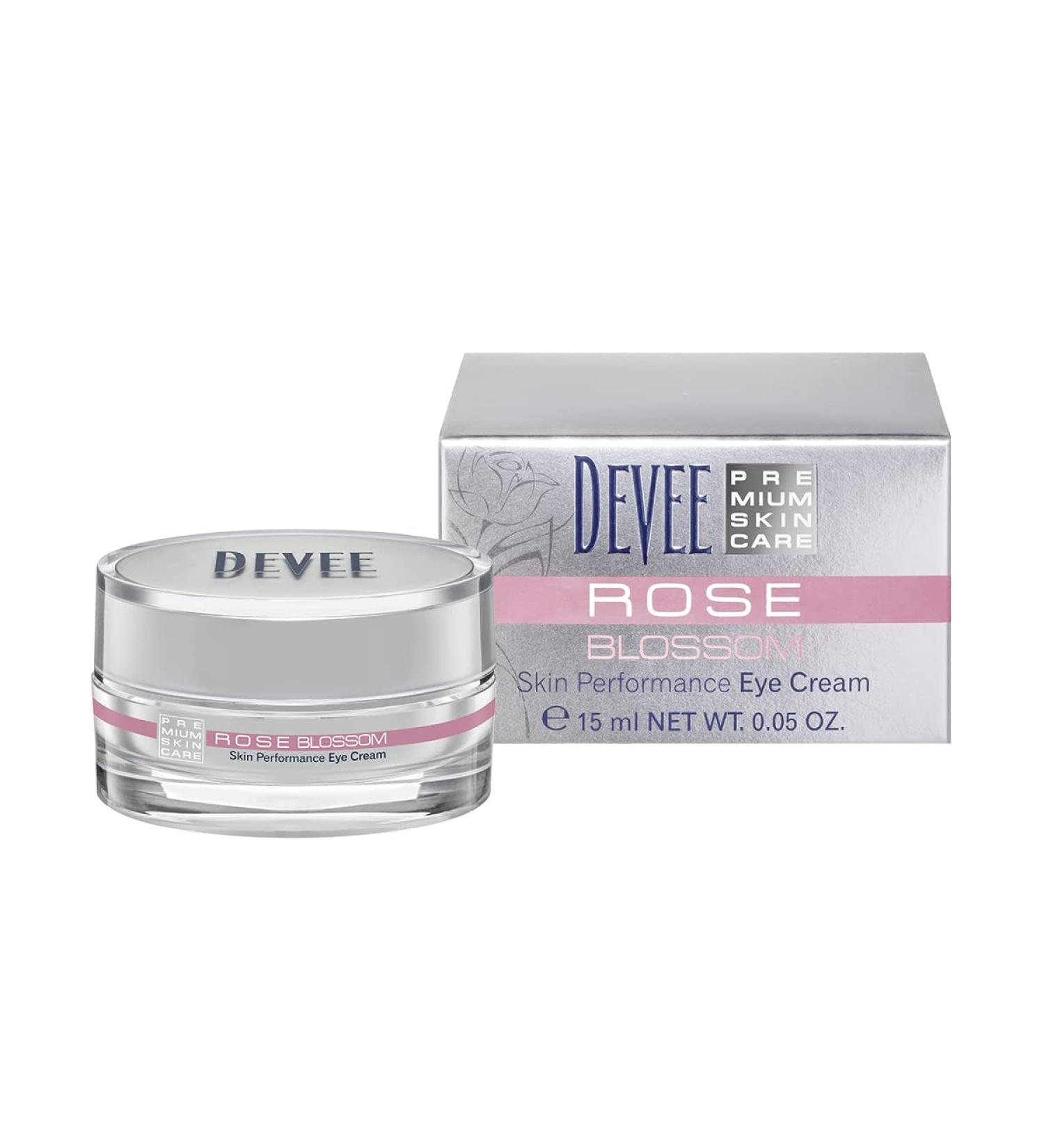 DEVEE Rose Blossom Eye Cream - Nourishing Skin Performance with Rose Extract - Silky Soft Texture - 15 ml - Buy Online on GoSupps.com