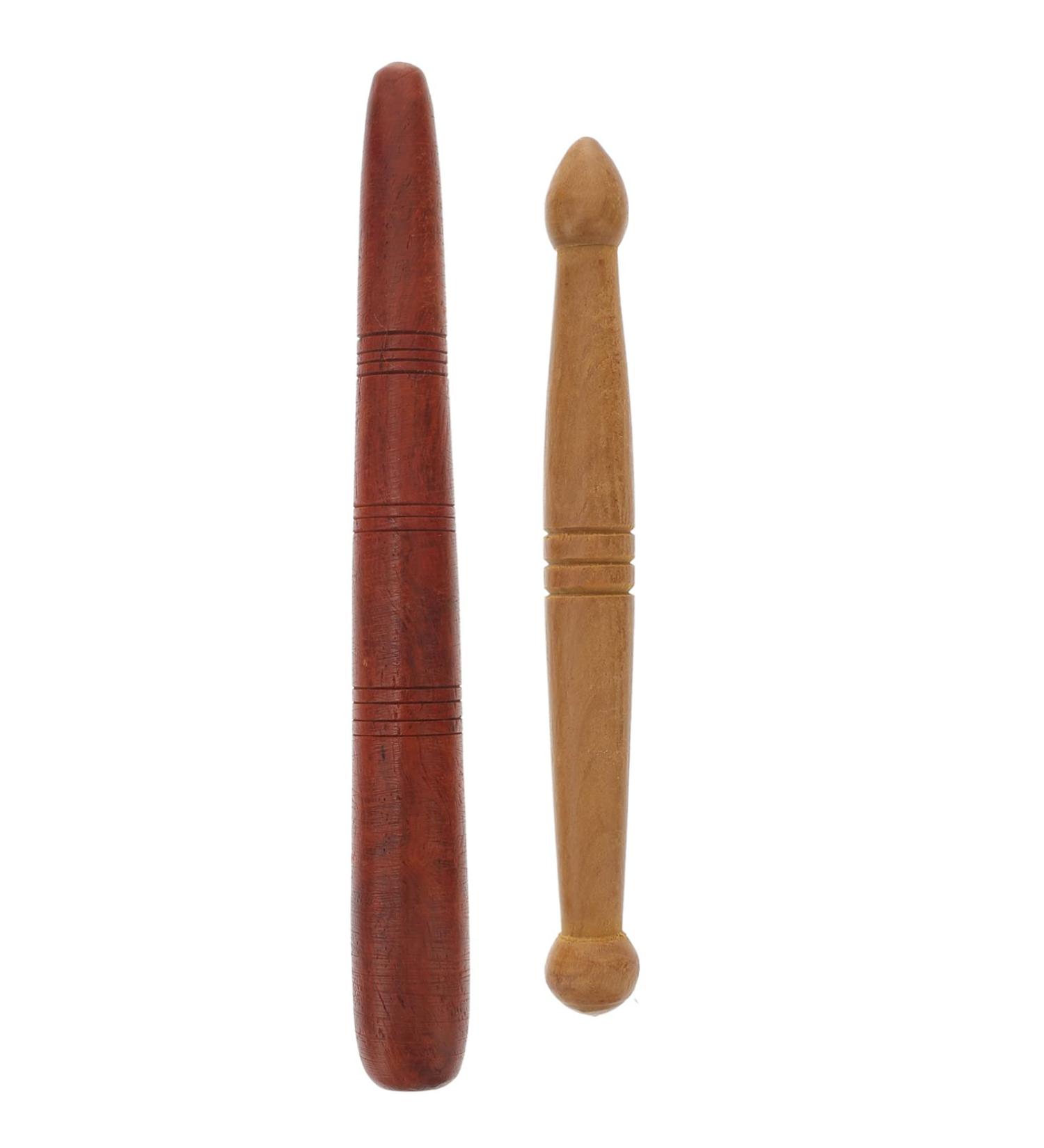Coheali Wooden Acupuncture Rod - Double ST Massage Tool for Body Shaping Foot & Hand Relief Yoga & Meridian Therapy - Buy Online on GoSupps.com