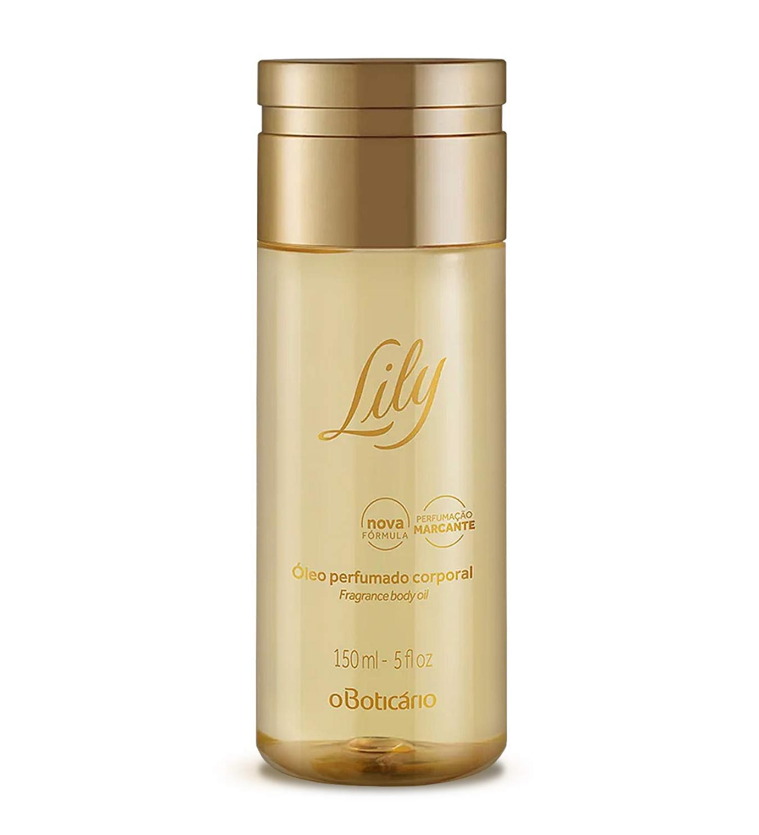 Lily　エッセンシャルオイルオイル Lily Scented Body Oil - Lightweight & Fast Absorbing
