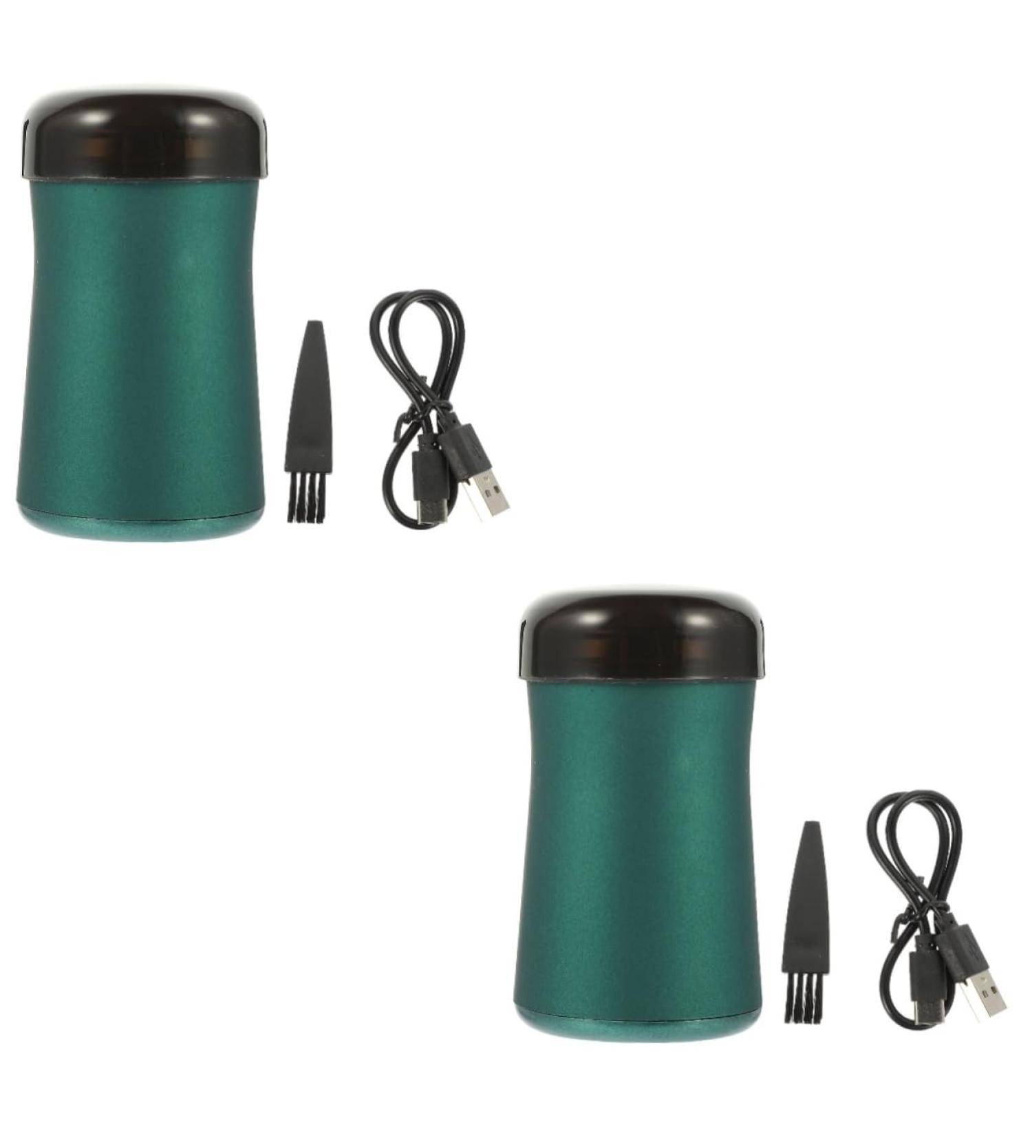 Buy Minkissy 2 Sets Men's Electric Trimmers & Shavers - Travel-Friendly Body Grooming Tool | Mini Aluminum Alloy Beard Trimmer - Buy Online on GoSupps.com