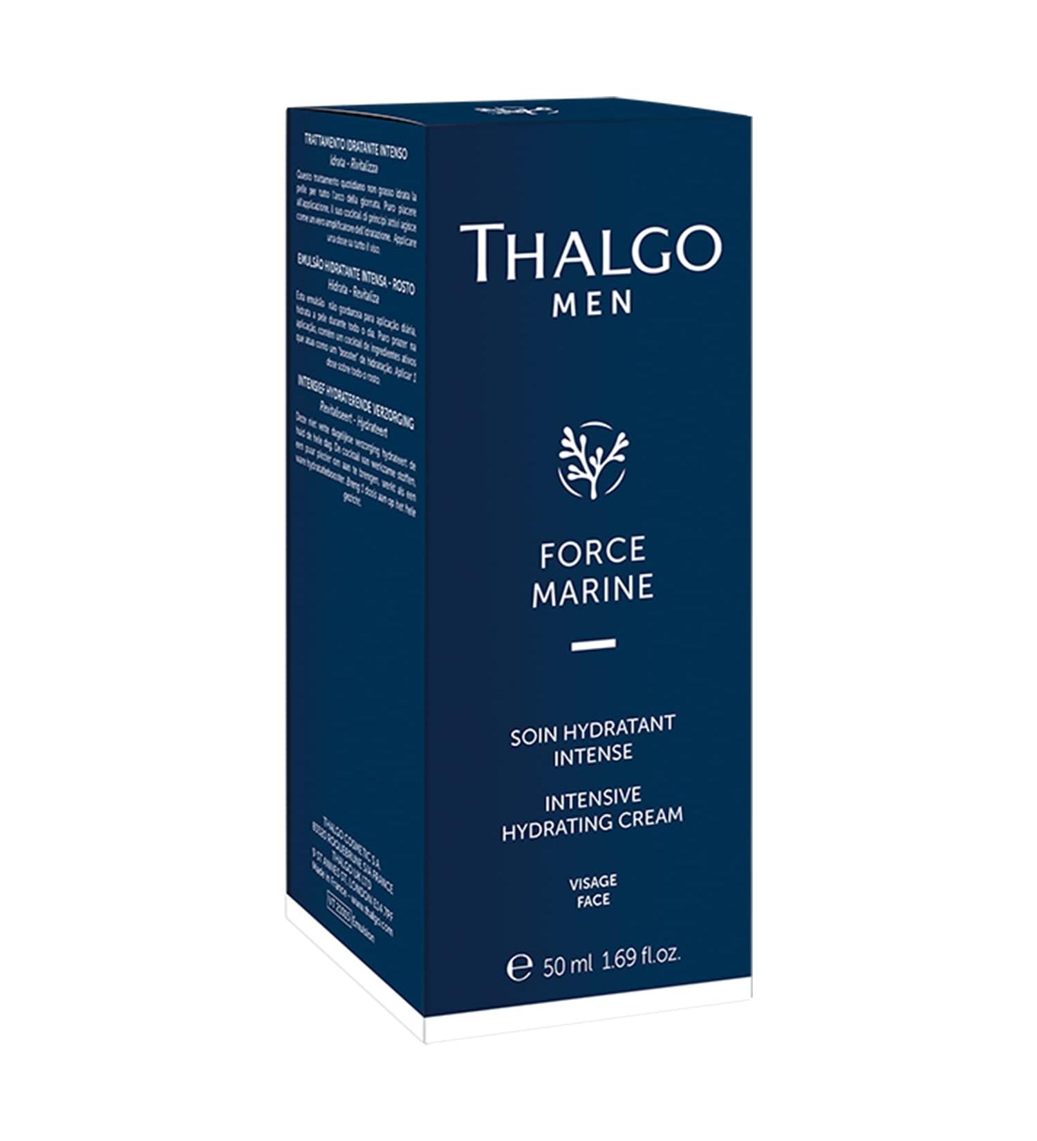 THALGO Men Force Marine Intensive Hydrating Cream 50ml - Best Moisturizer for Men | International Shipping Available - Buy Online on GoSupps.com