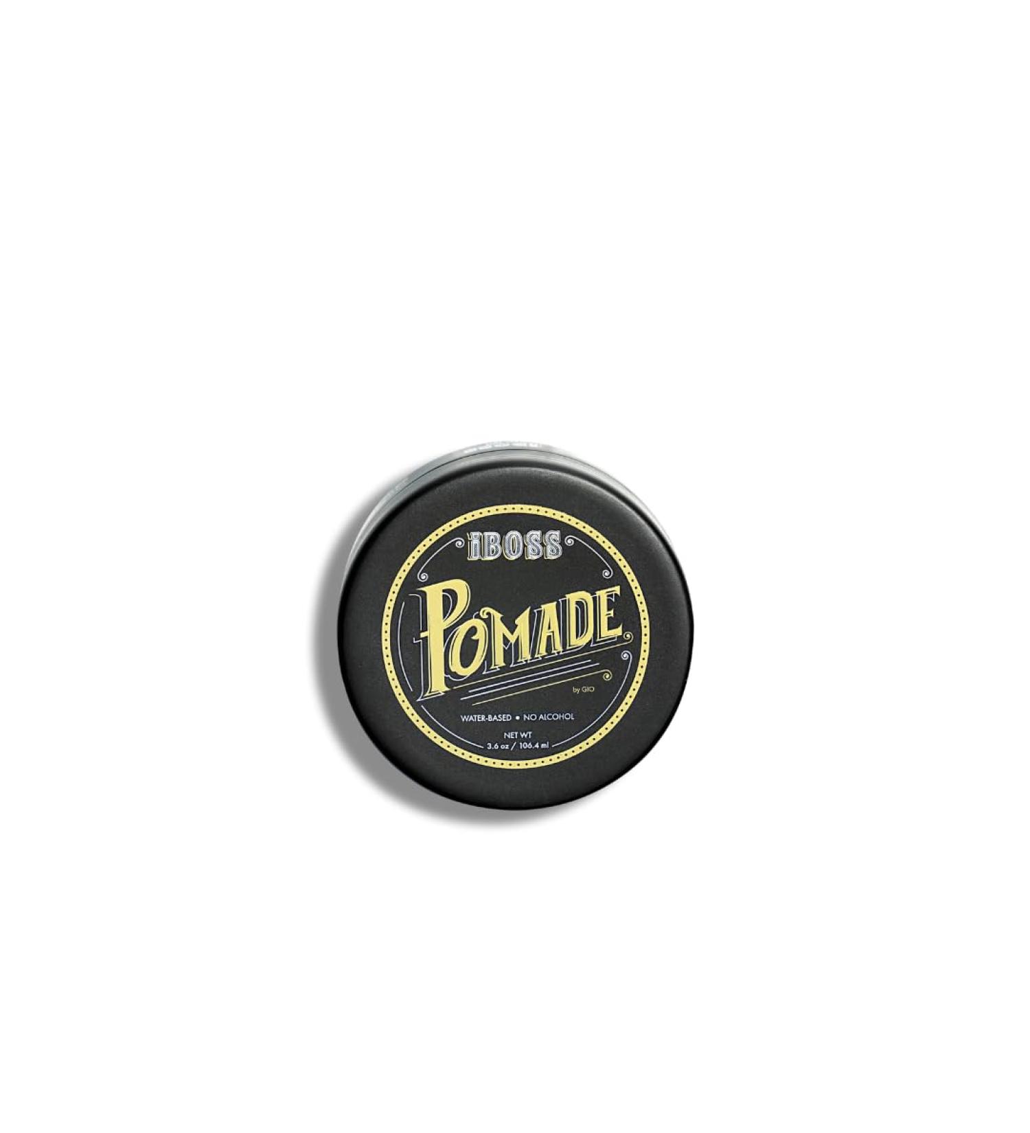 IBOSS Pomade - Premium Barber Quality Hair Pomade (3.8oz) - High Hold & Shine for Stylists Worldwide - Buy Online on GoSupps.com