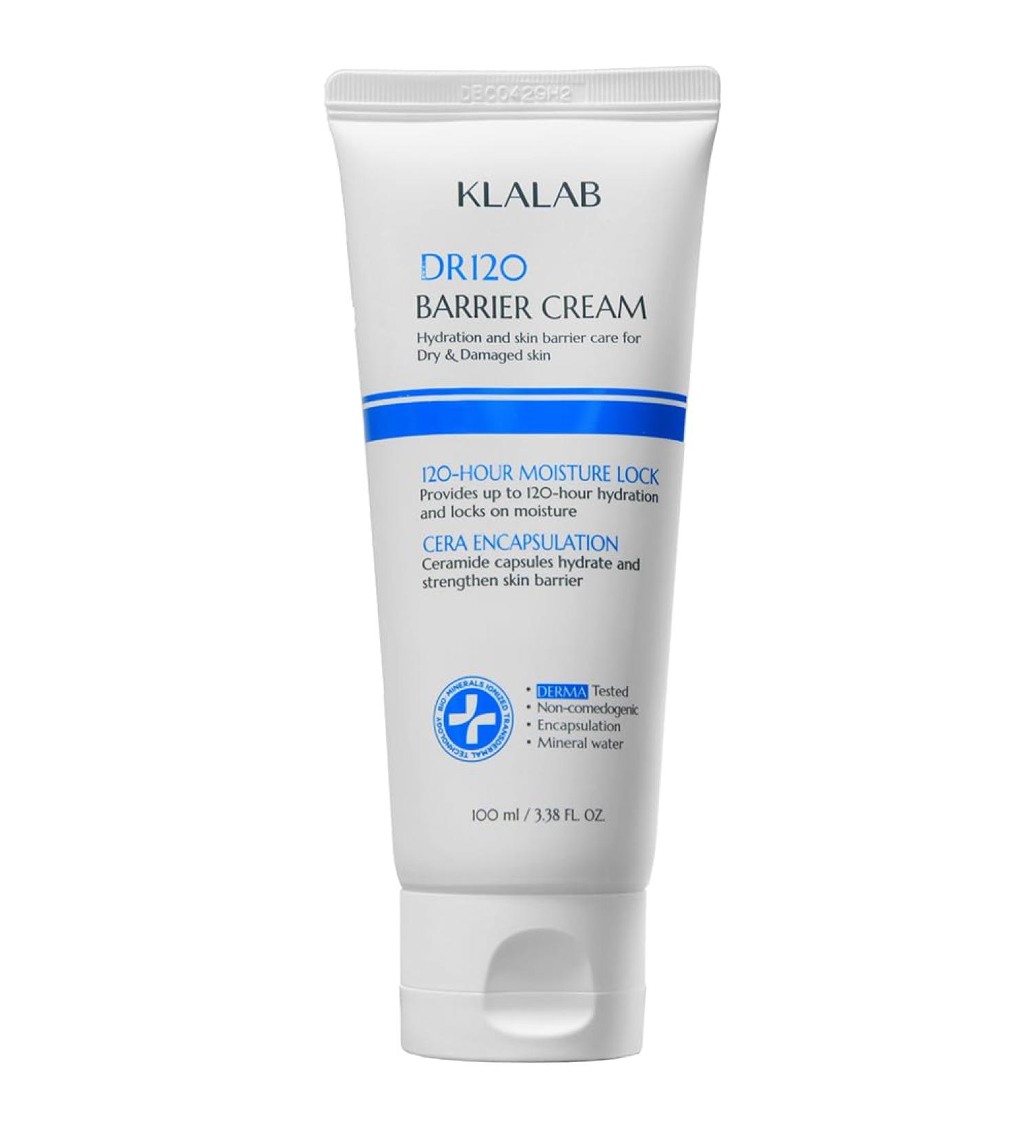 DR120 Barrier Cream 120-Hour Moisture Retention with 5-Ceramide Complex & Hyaluronic Acid Fragrance-Free Intensive Gel-Cream for Face & Body Non-Comedogenic & Hypoallergenic (3.4 fl oz) 3.4 Fl Oz (Pack of 1) 3.4 - Buy Online on GoSupps.com