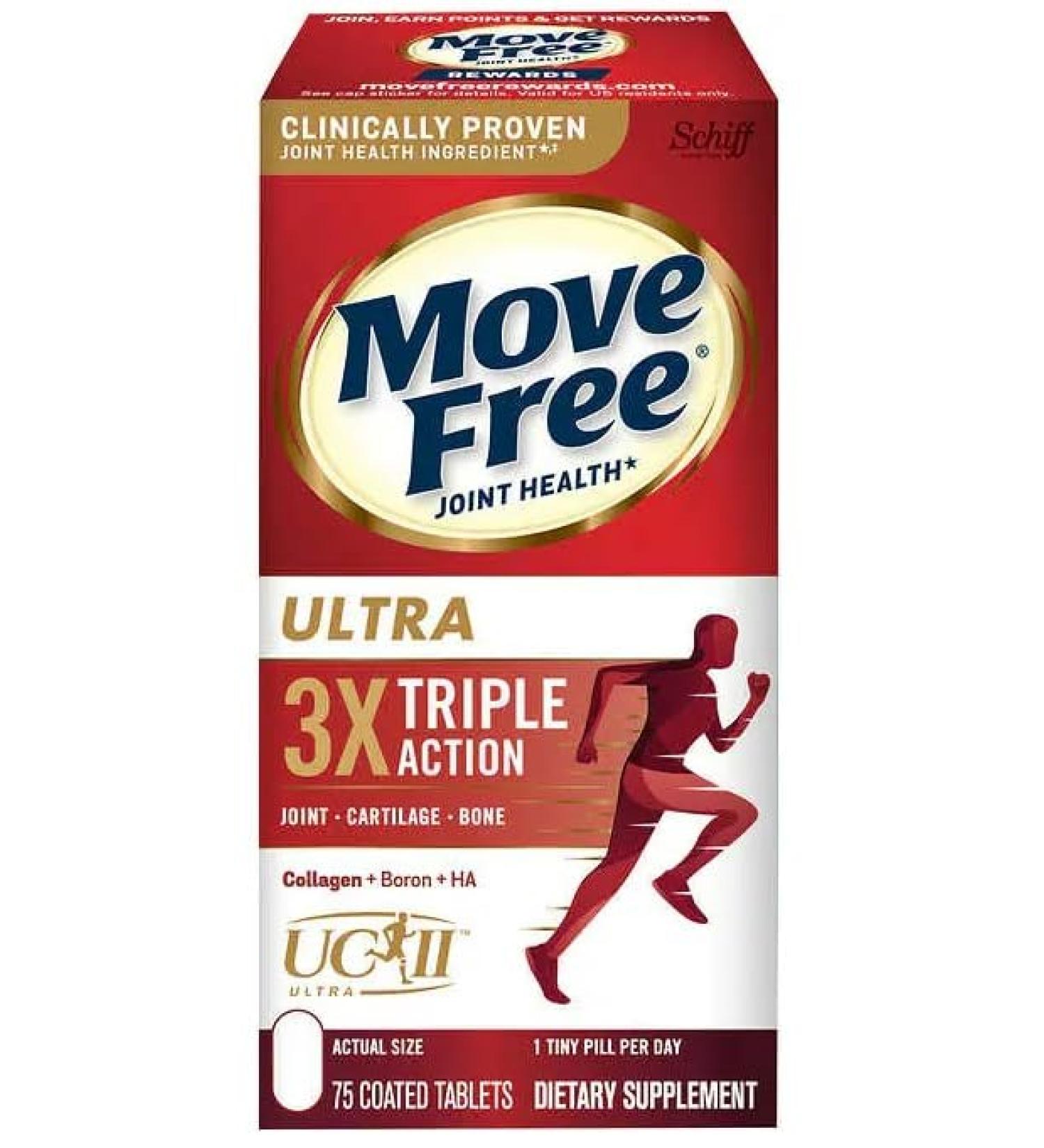 Move-Free Ultra Triple Action Joint Supplement 1-Pack of 75 Tablets