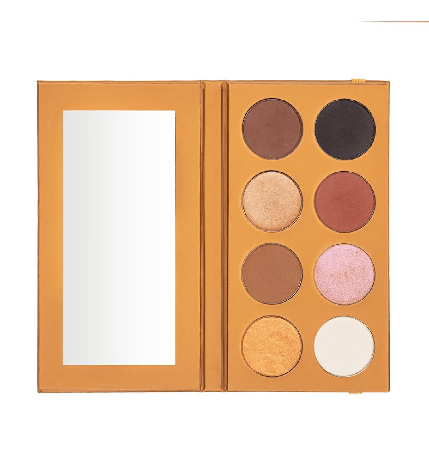  O BOTICARIO Aura by Helena Coelho Eyeshadow Palette for Women - Highly pigmented long-lasting high-coverage 8 colors 3 textures: matte shimmer and super shimmer 4g - Buy Online on GoSupps.com