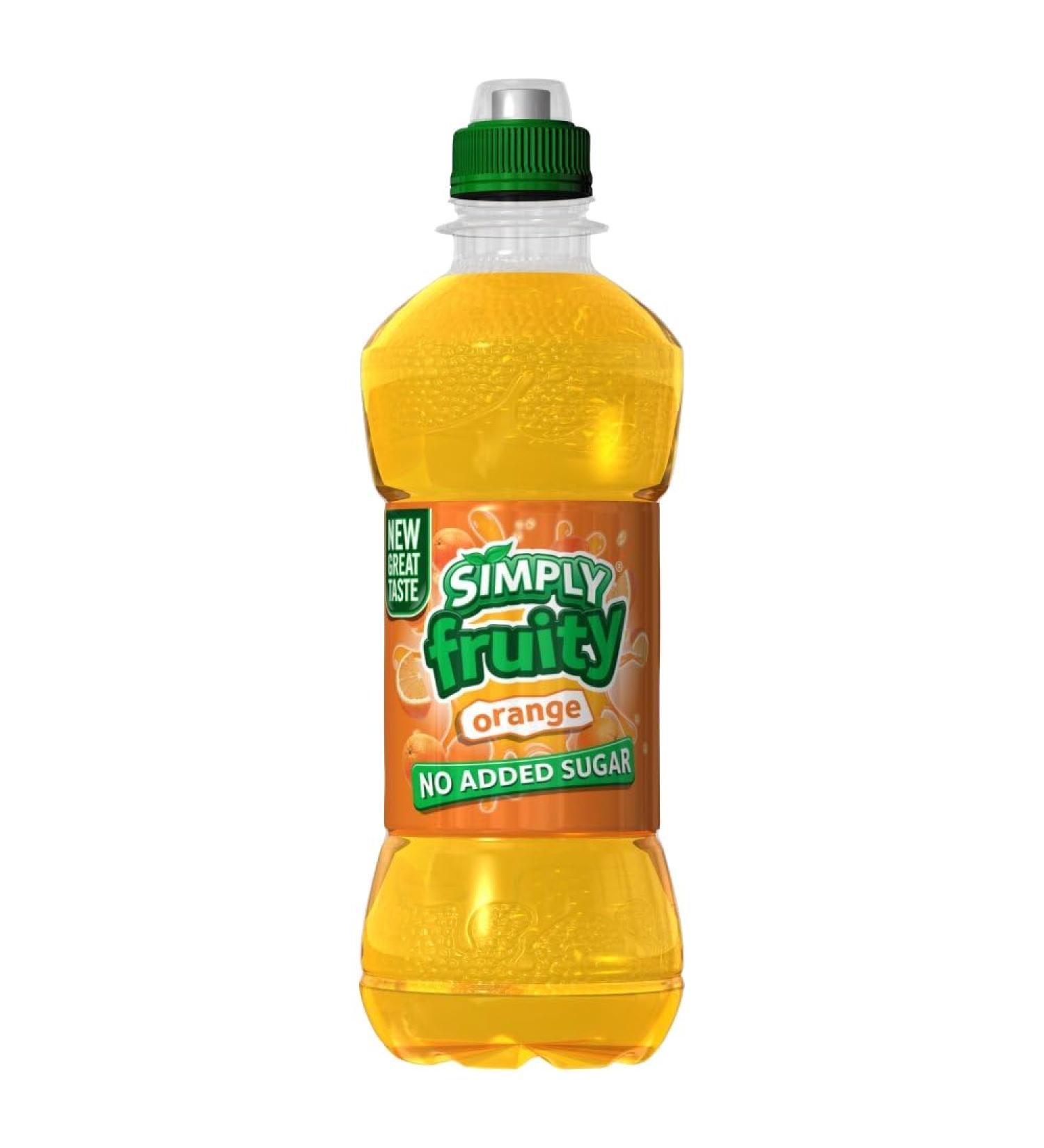 Simply Fruity Juice Drink 330ml Pack (12 Orange) Orange 12