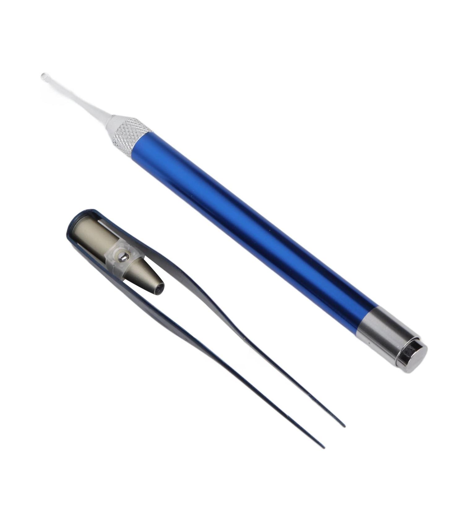 LED Light Ear Pick - Stainless Steel Rounded Head Earwax Removal Kit with Storage Box for Gentle and Safe Cleaning - Perfect for Travel - Buy Online on GoSupps.com